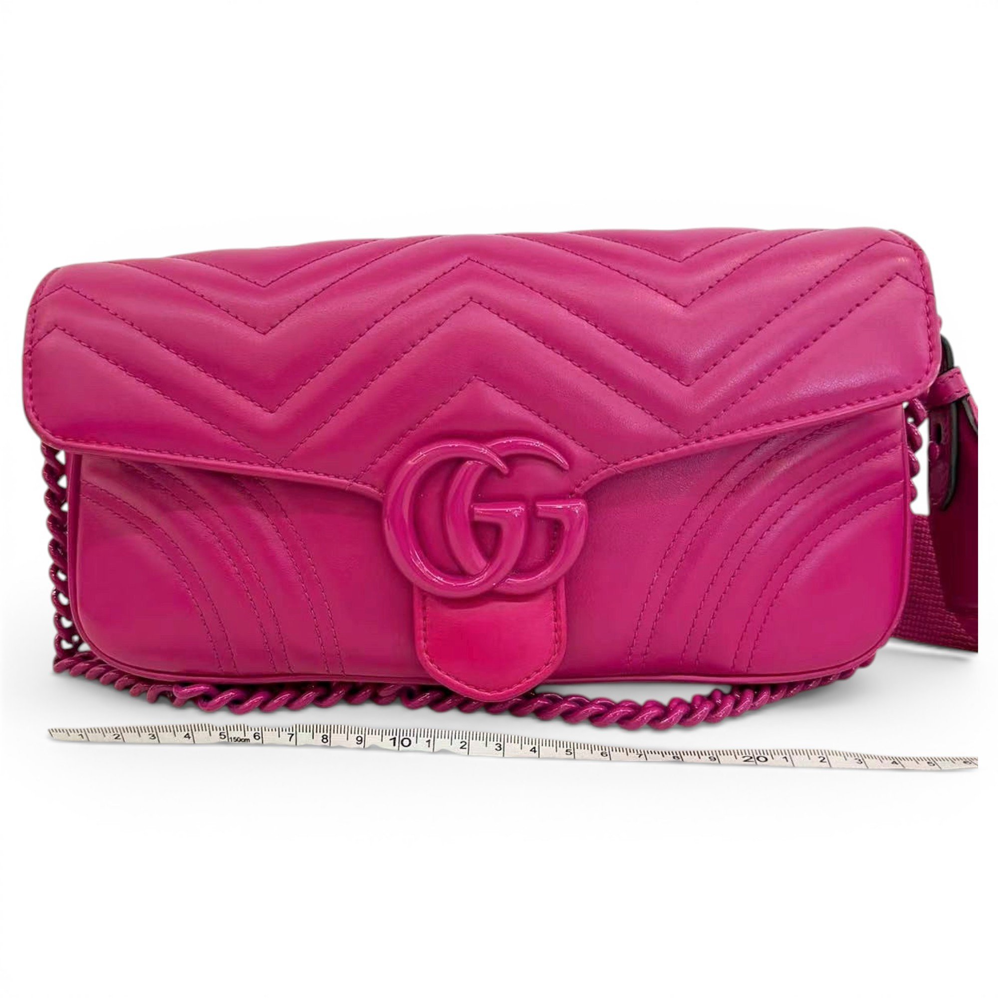 GG Marmont Flap leather handbag