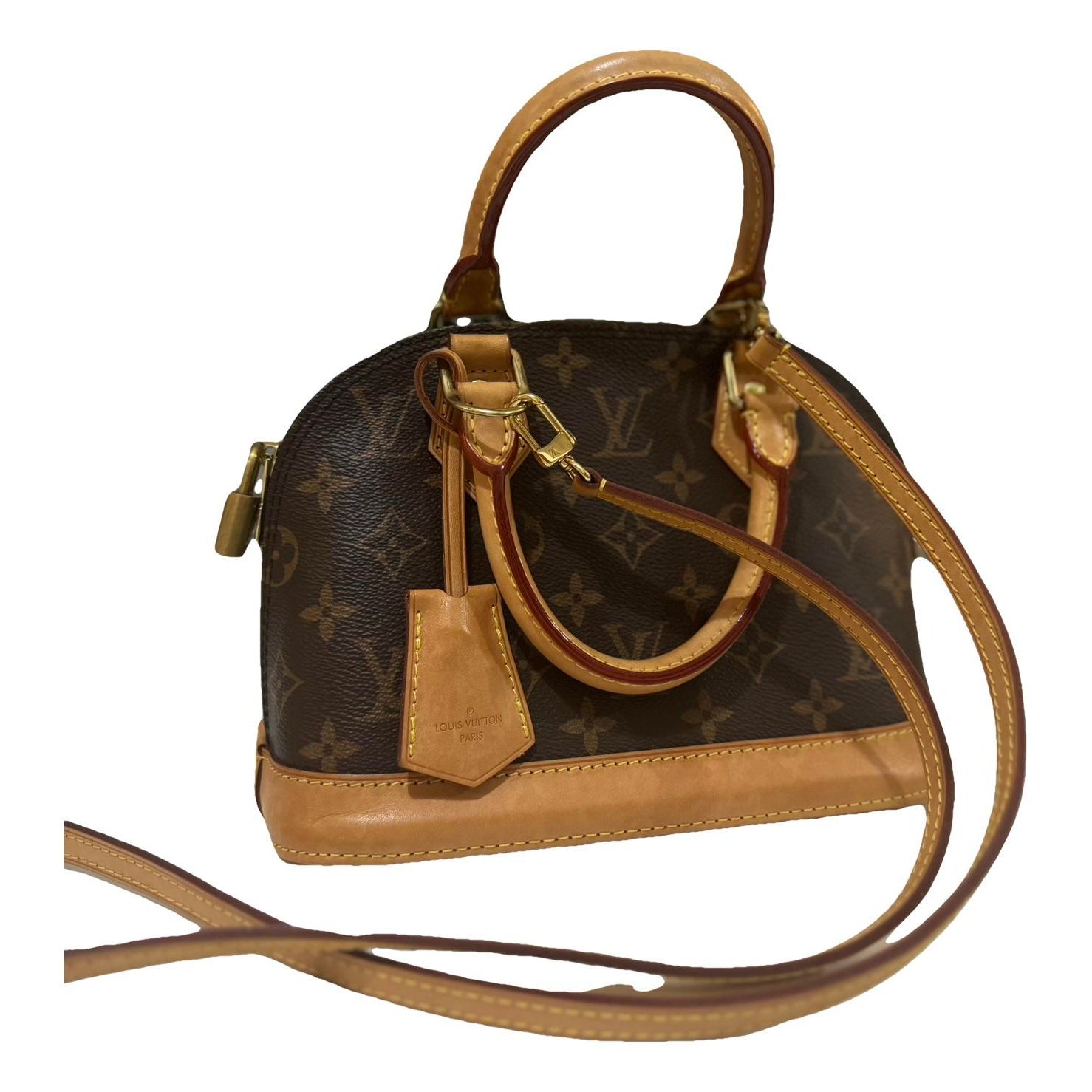 Alma leather handbag