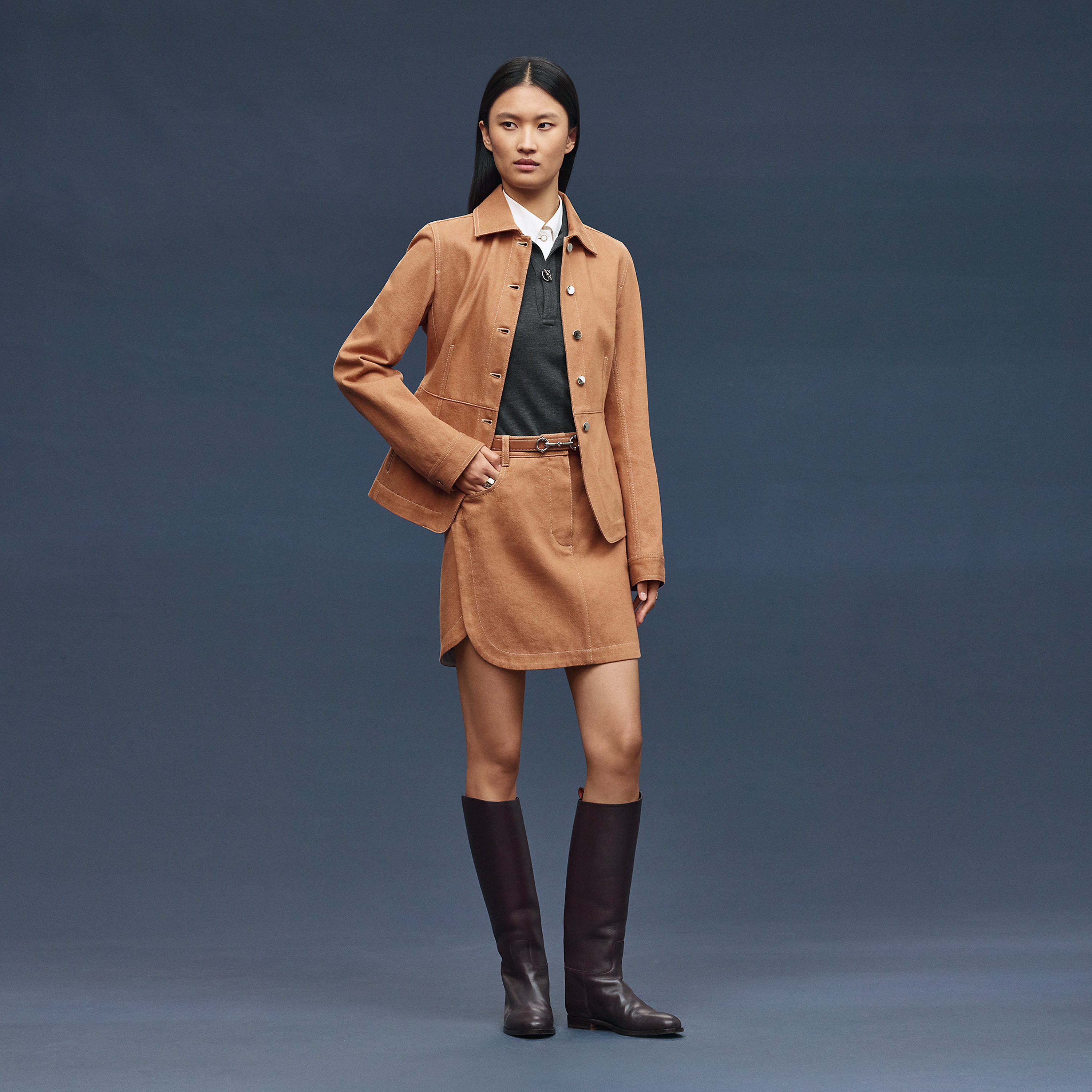 Equestrian miniskirt
