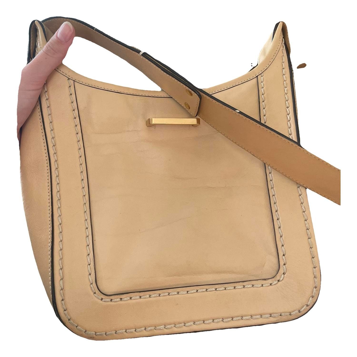 Vegan leather crossbody bag