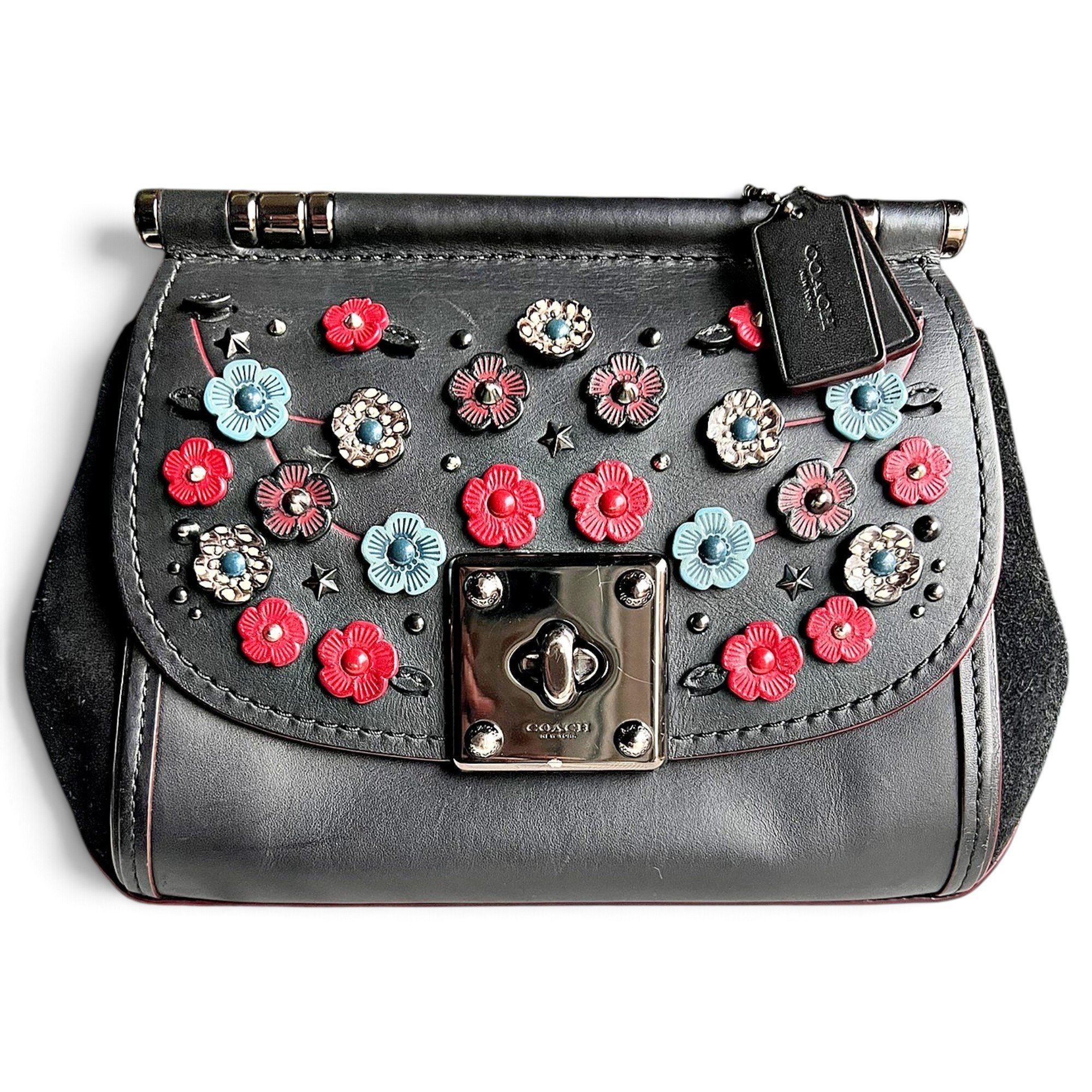 Leather crossbody bag