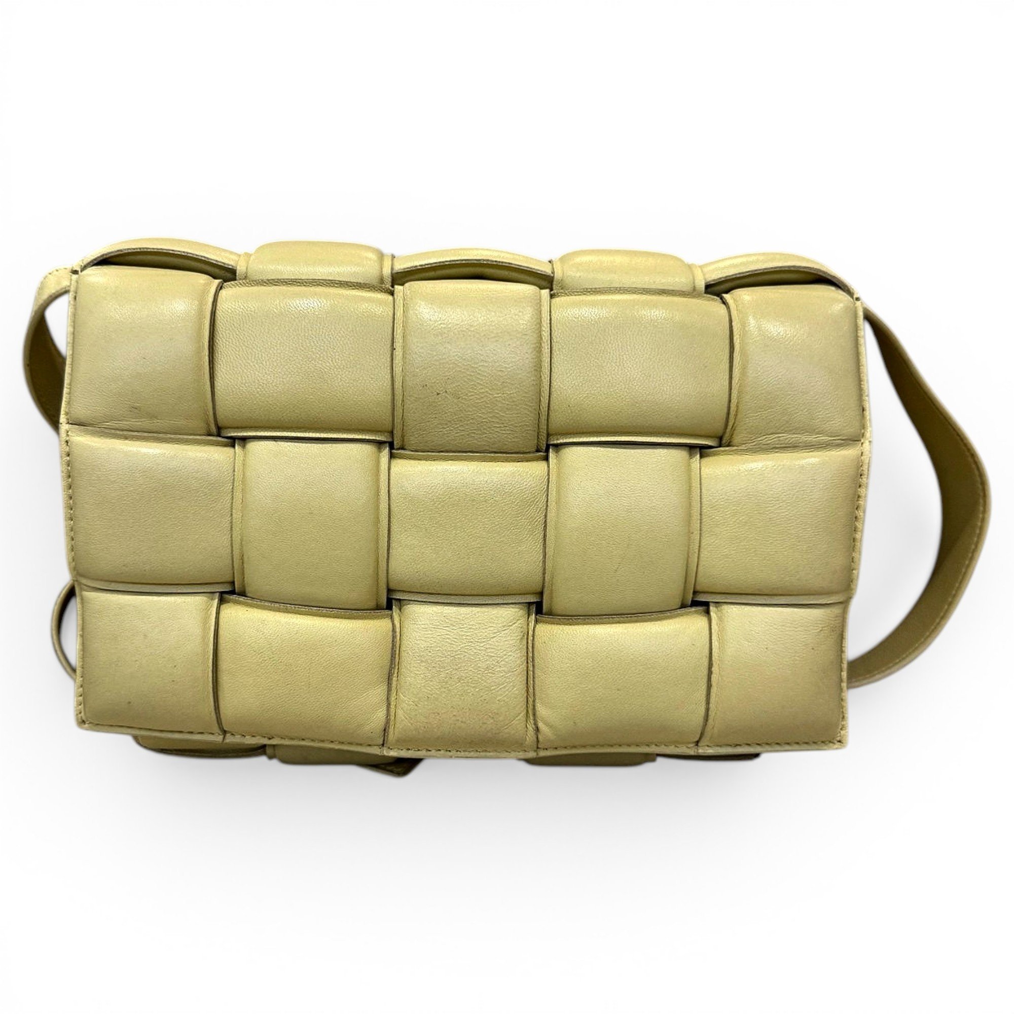 Cassette Padded leather handbag