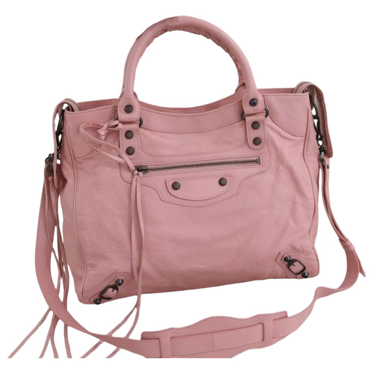 Vélo leather handbag