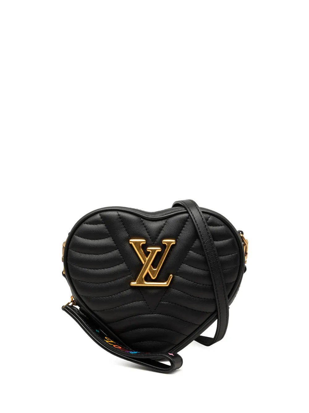 2018 Leather New Wave Heart crossbody bag