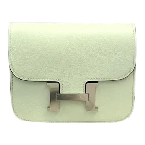Constance leather clutch bag
