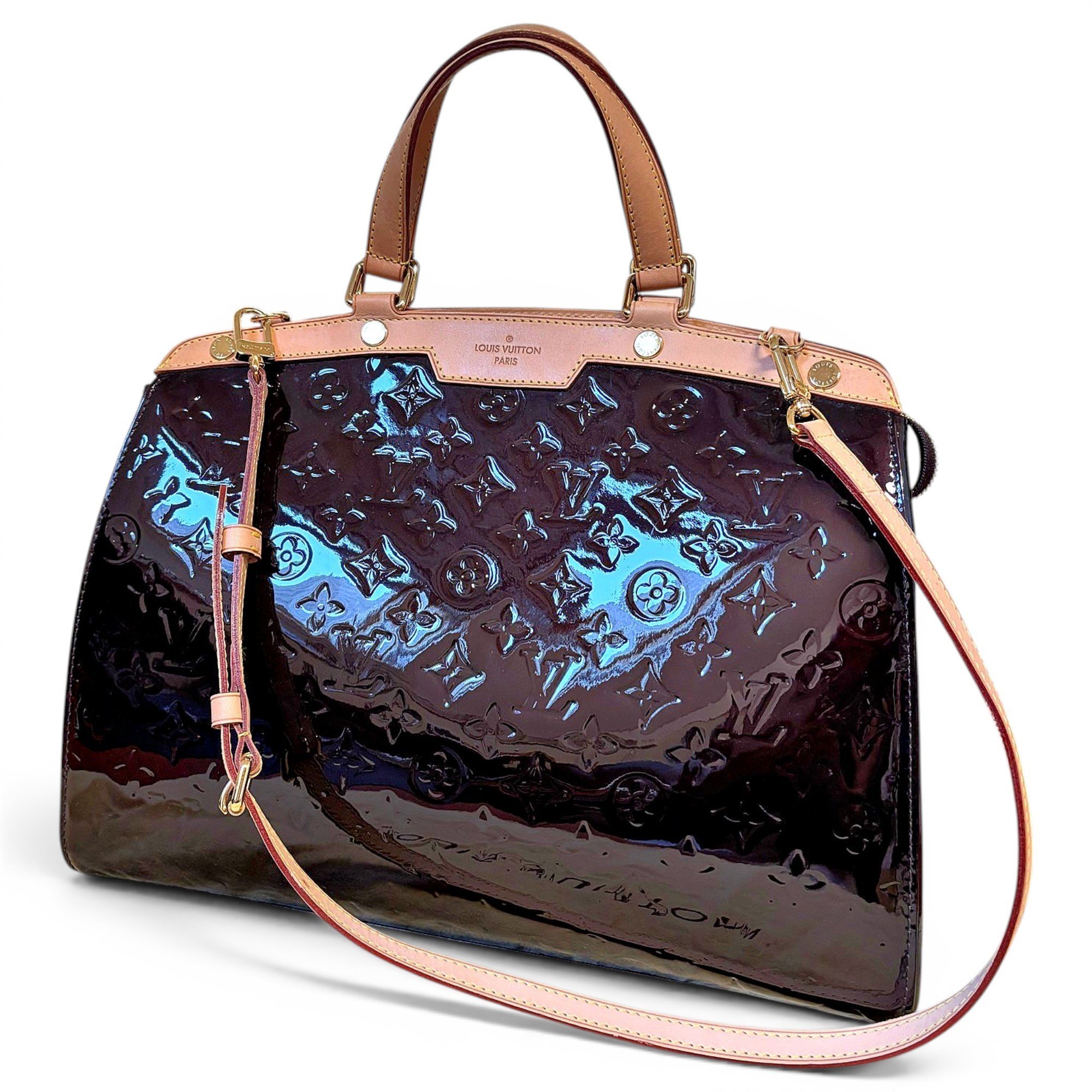 Bréa patent leather tote