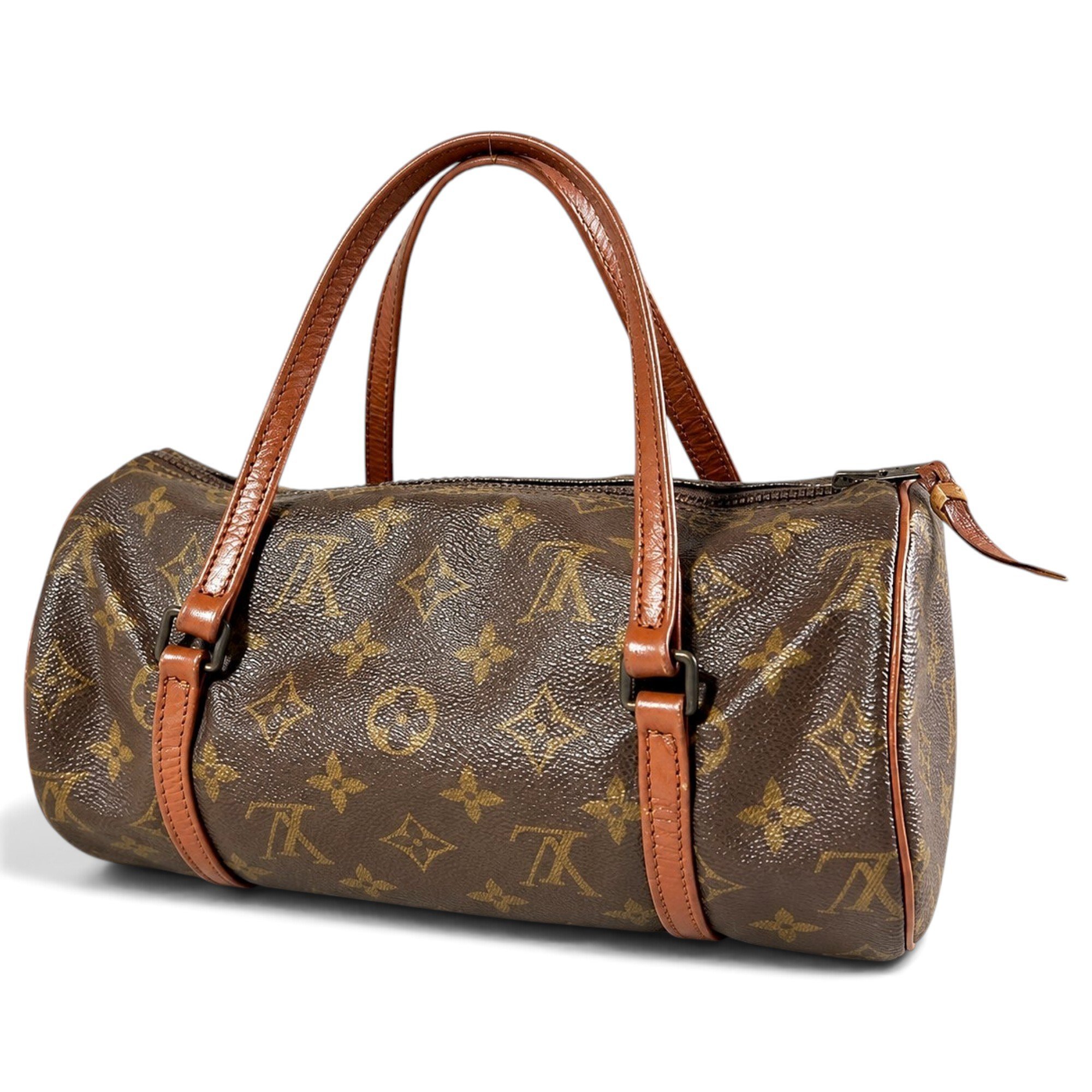 Papillon leather handbag