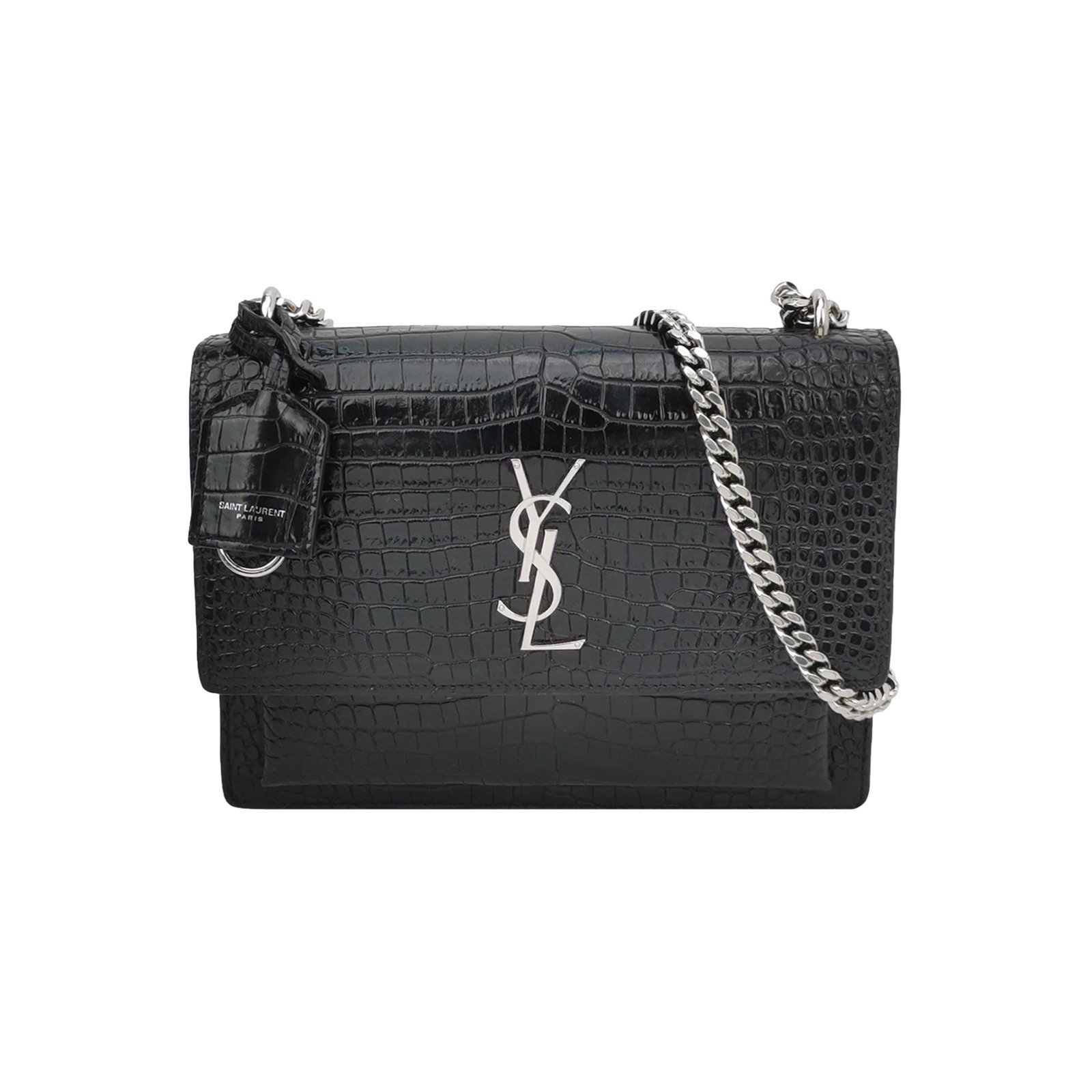 Sunset leather crossbody bag