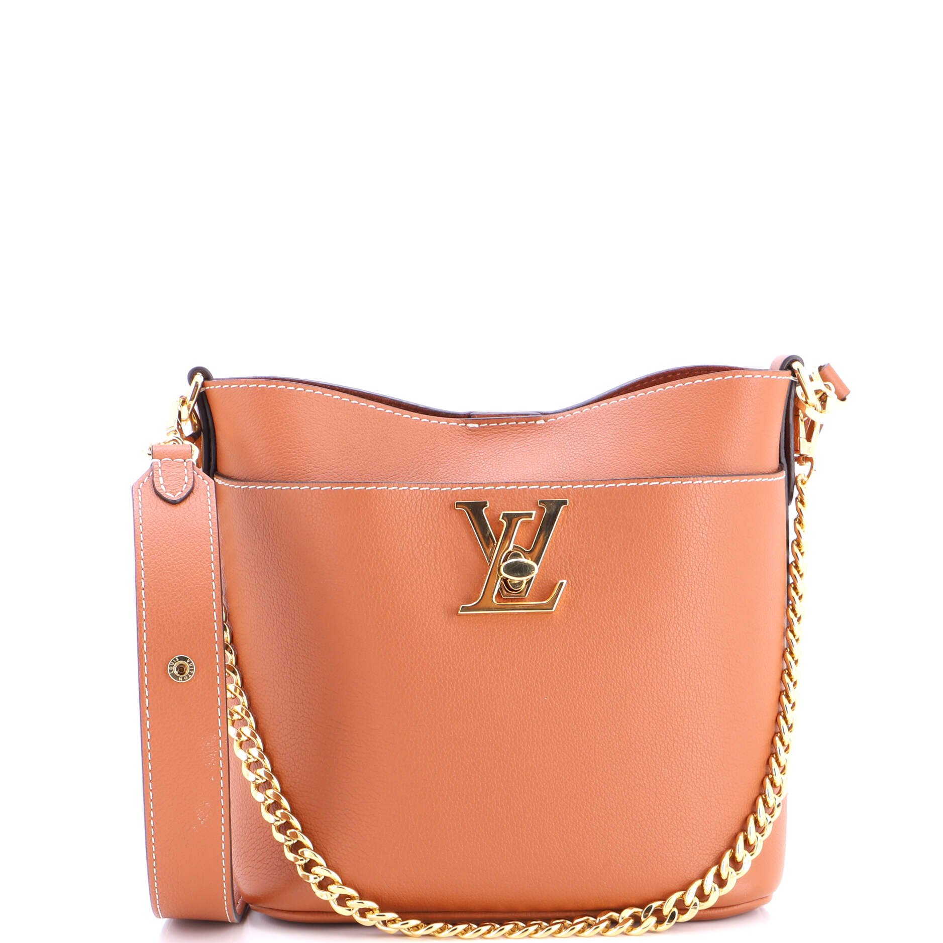 Lock and Walk Bucket Bag Leather