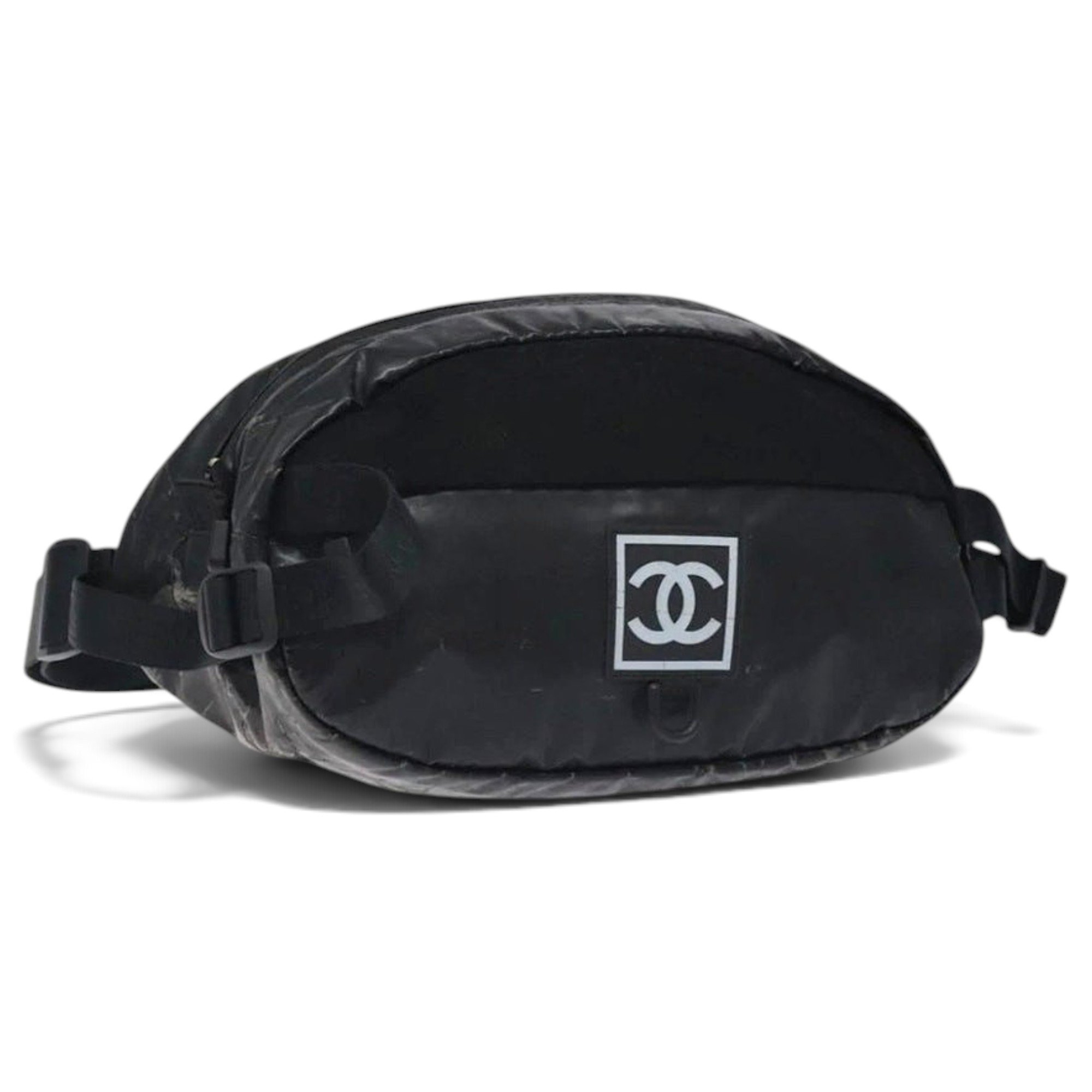 Vinyl crossbody bag