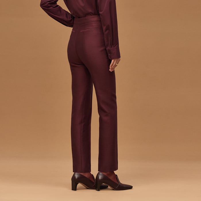 Rouge Bordeaux Cigarette Pants