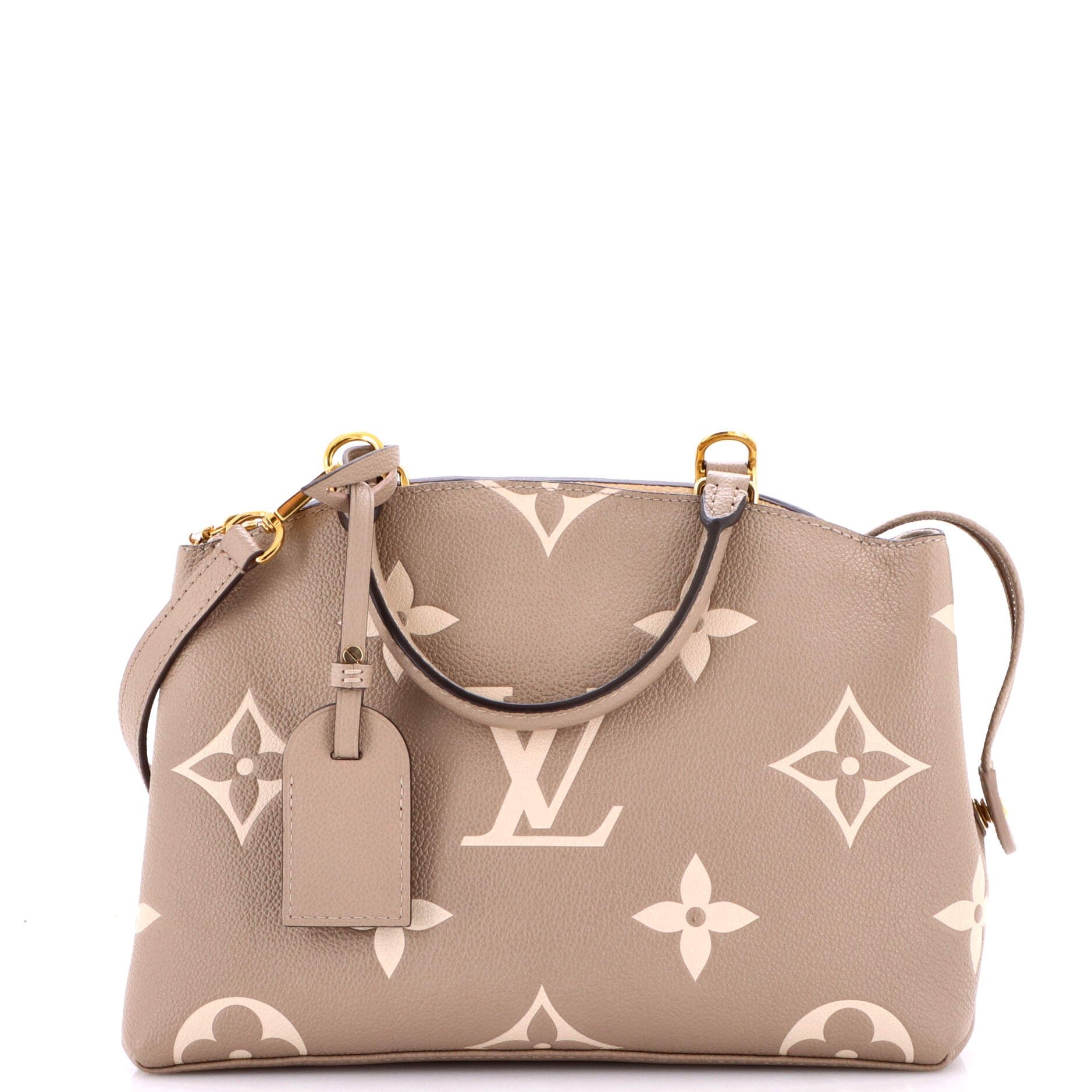Petit Palais Handbag Bicolor Monogram Empreinte Giant