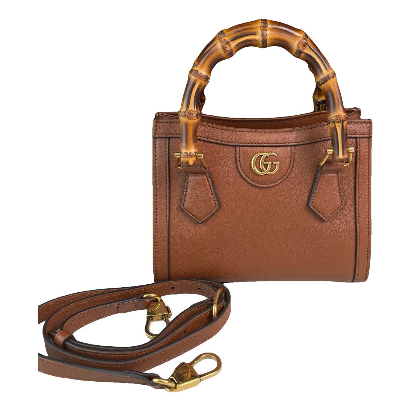 Diana Bamboo leather tote