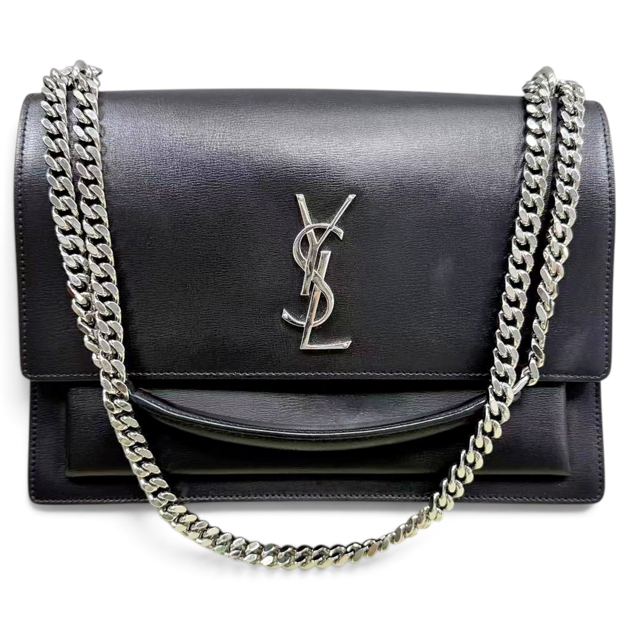 Sunset leather crossbody bag