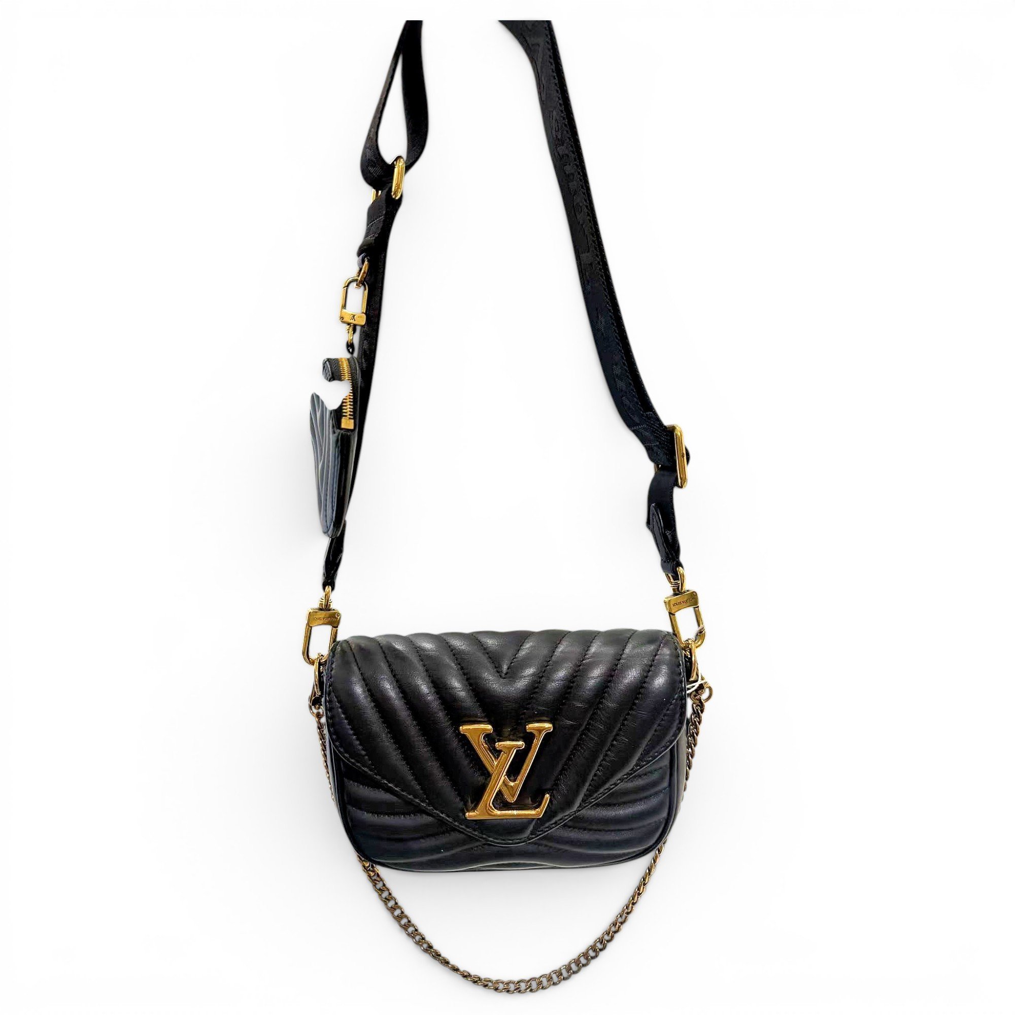 Multi-Pochette New Wave leather handbag