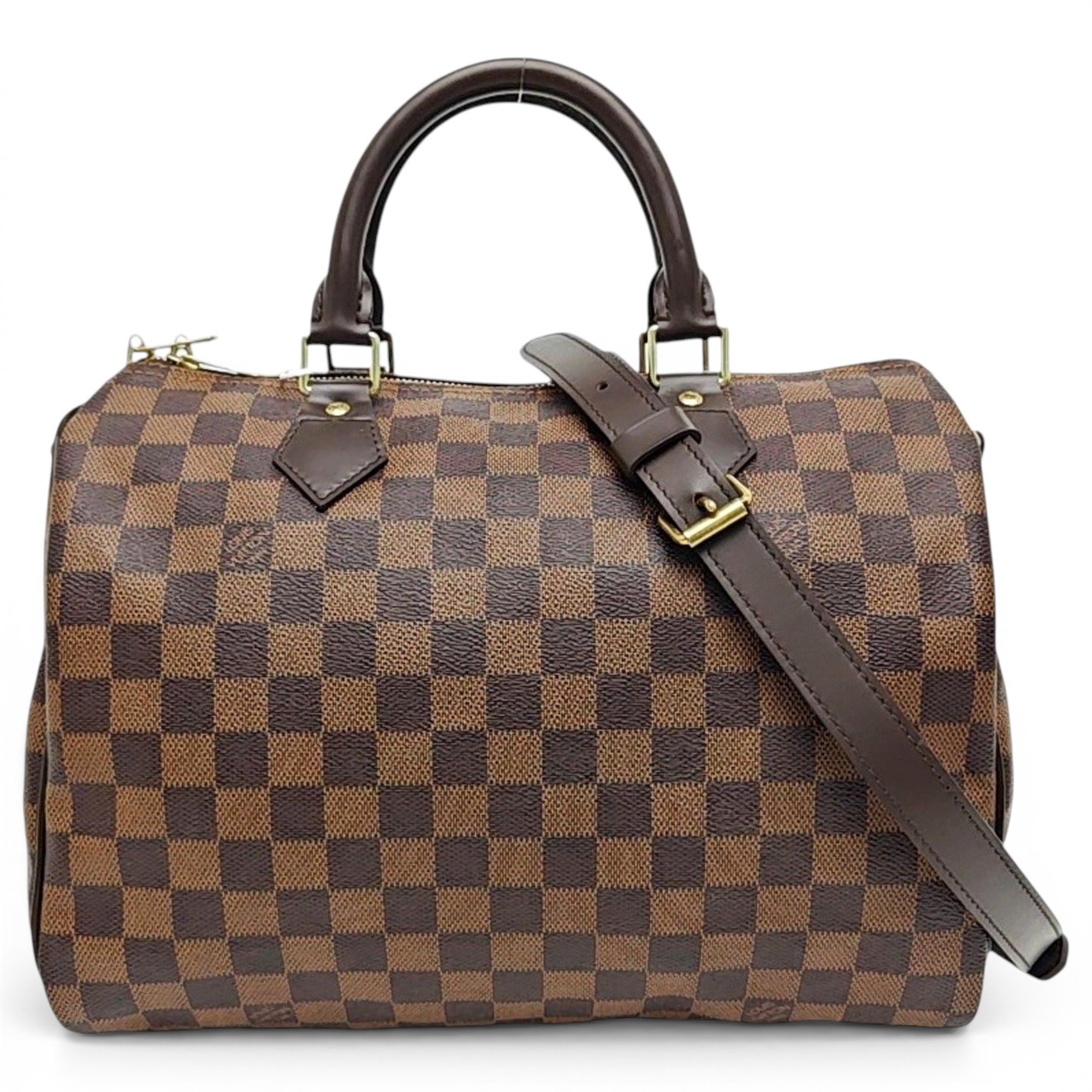 Nano Speedy / Mini HL leather handbag