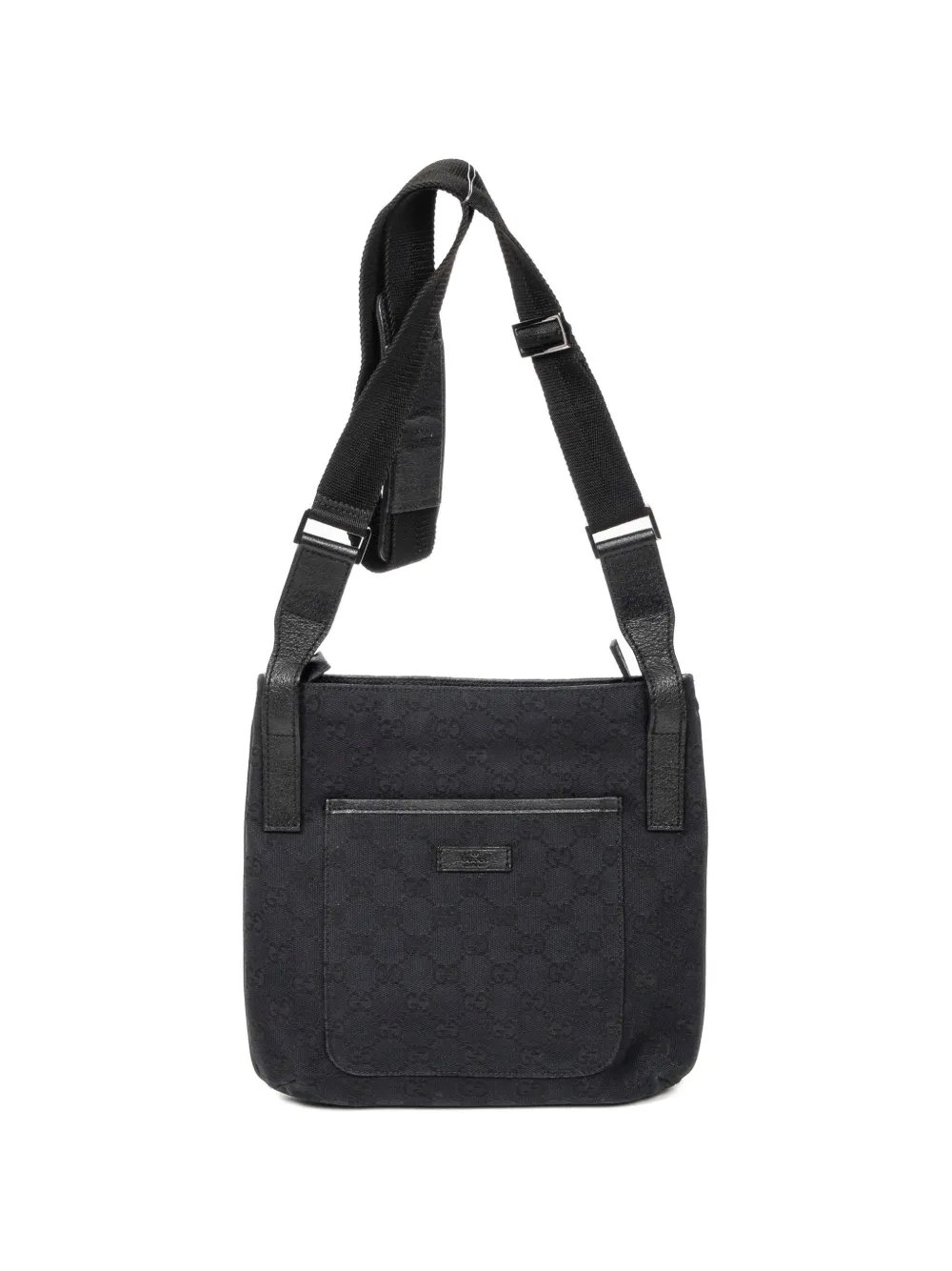 monogram adjustable-strap shoulder bag