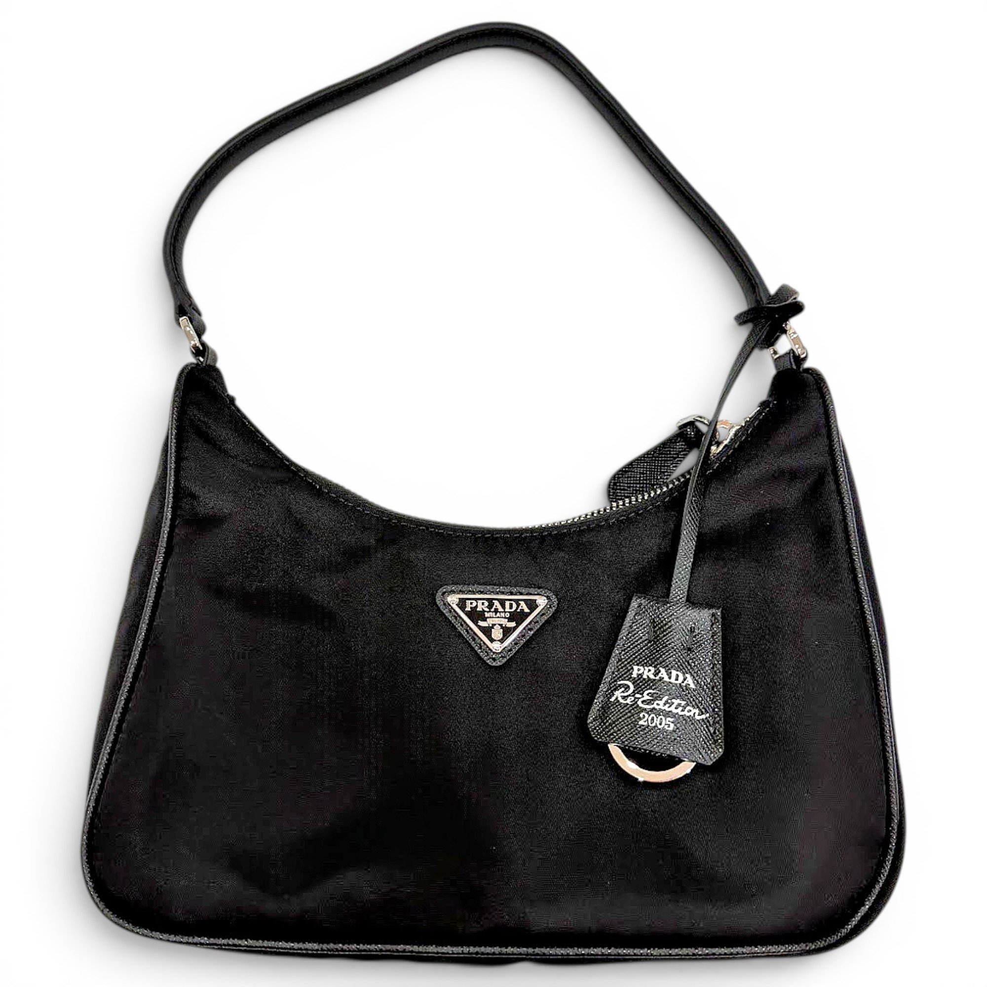 Re-Edition 2005 Zip leather handbag
