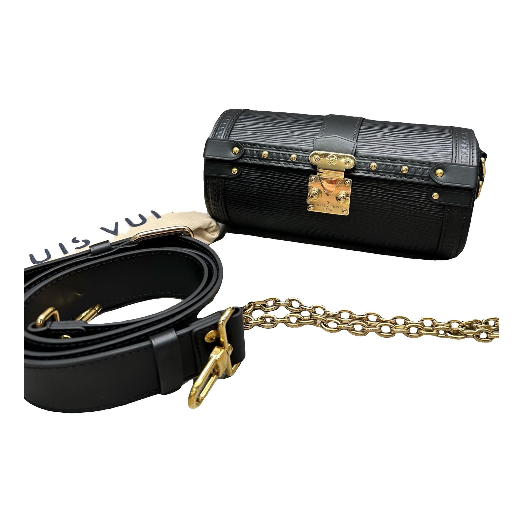 Papillon Trunk leather handbag