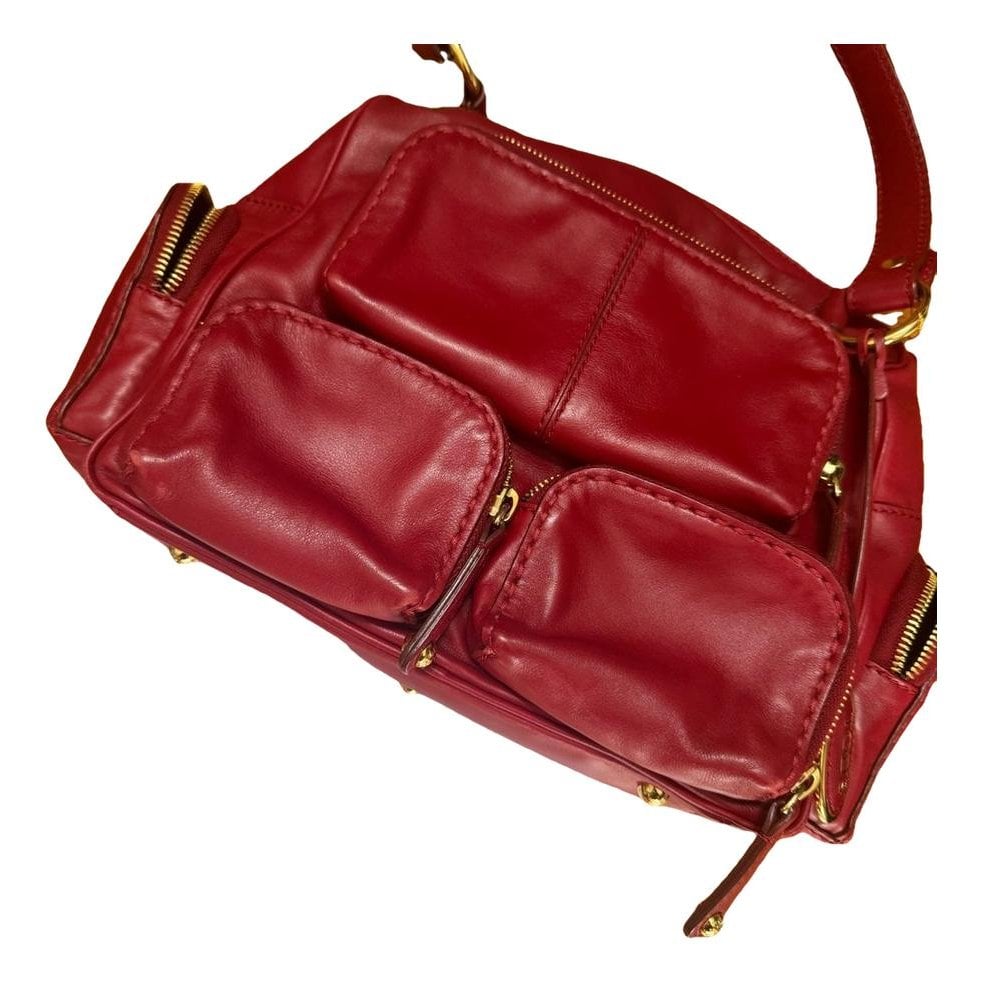 Leather handbag