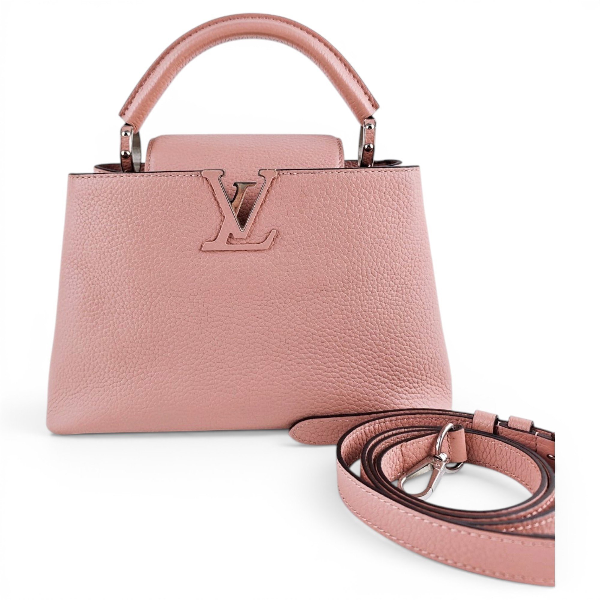 Capucines leather handbag