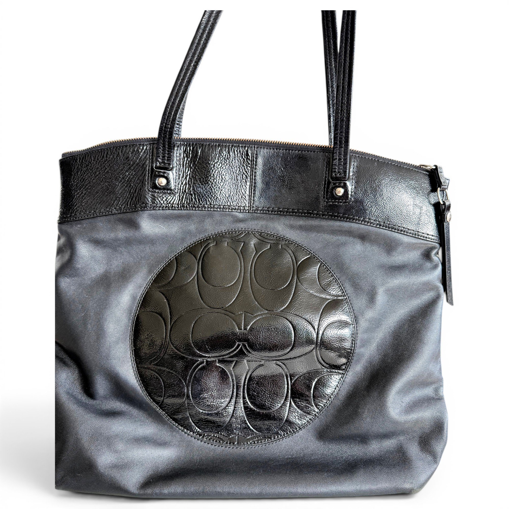 Leather tote