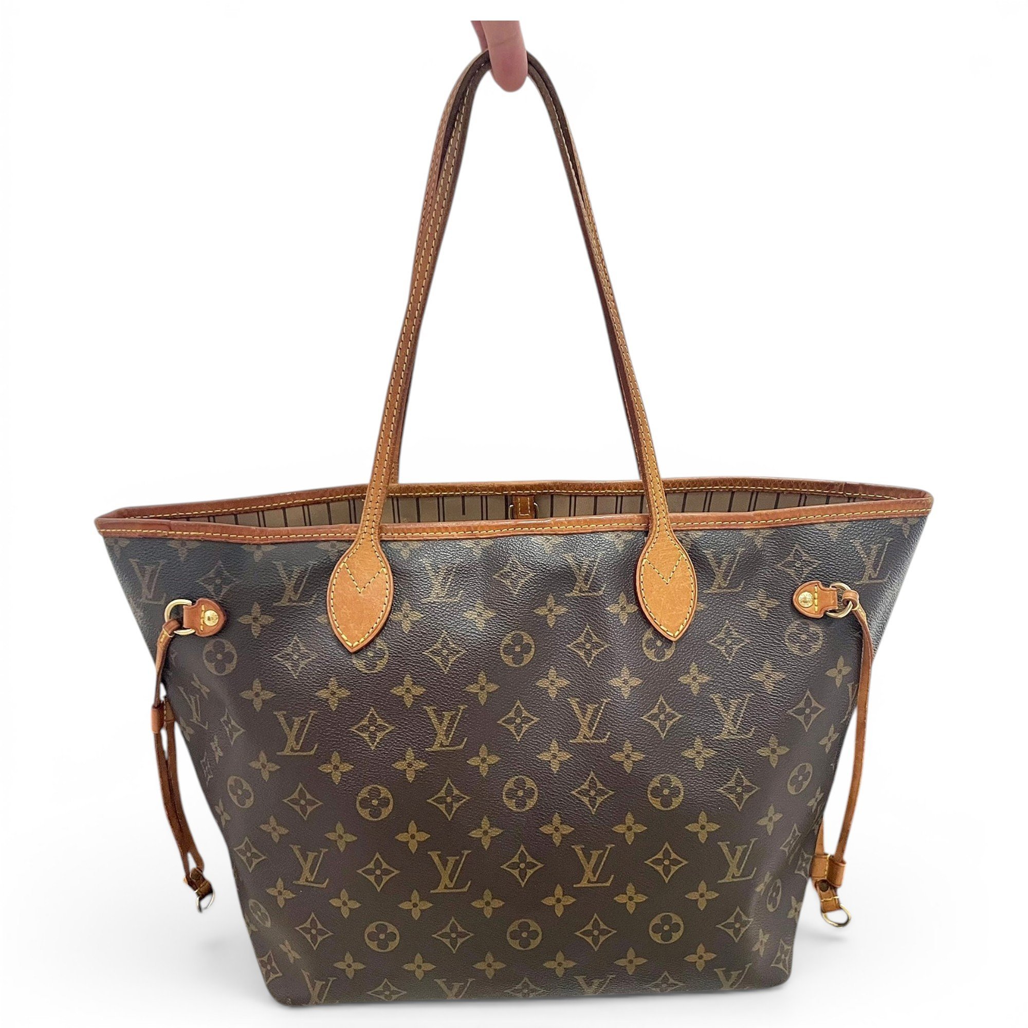 Neverfull leather tote