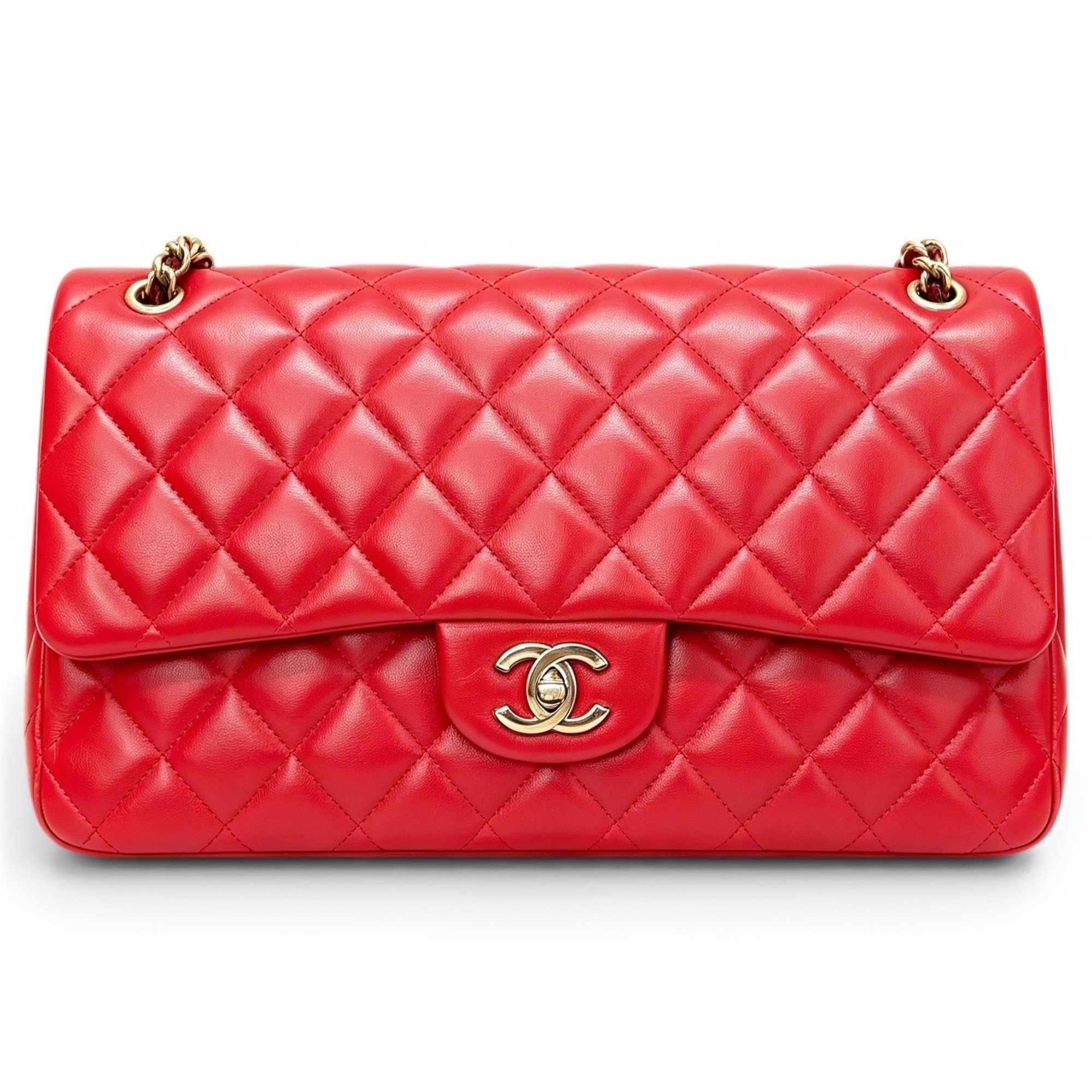Trendy CC Flap leather handbag