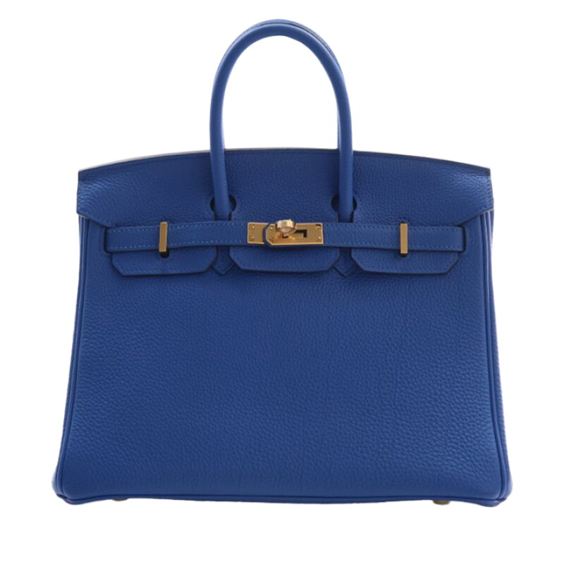 Bleu France Togo Birkin 25 Gold Hardware, 2018