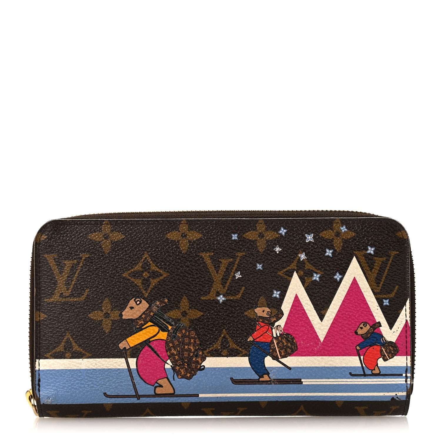 Louis Vuitton Monogram 2018 Christmas Animation Zippy Wallet