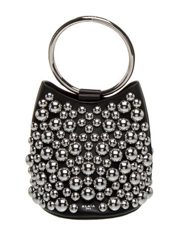 Alaia Calfskin Bubble Ring Mini
