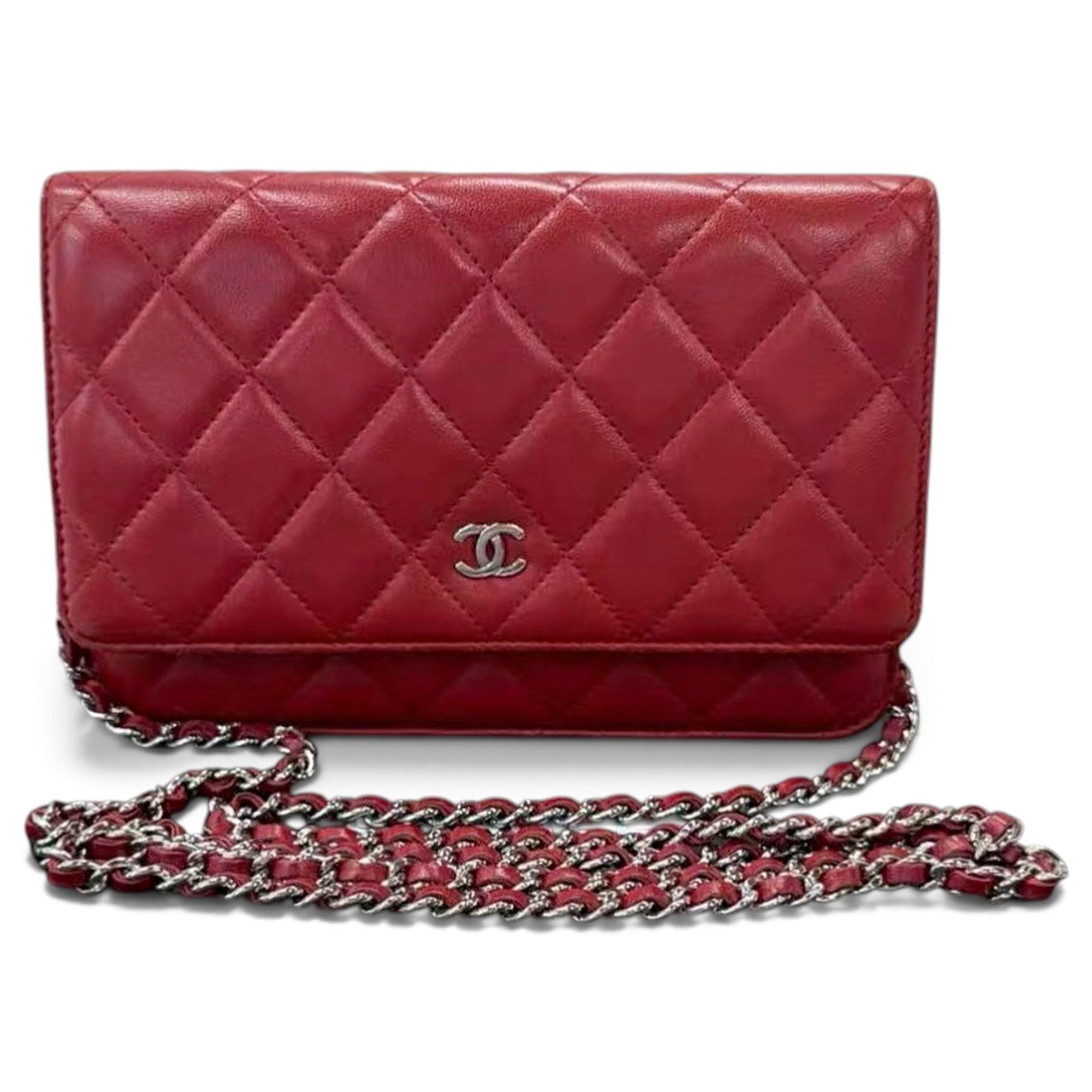 Wallet On Chain Timeless/Classique leather crossbody bag