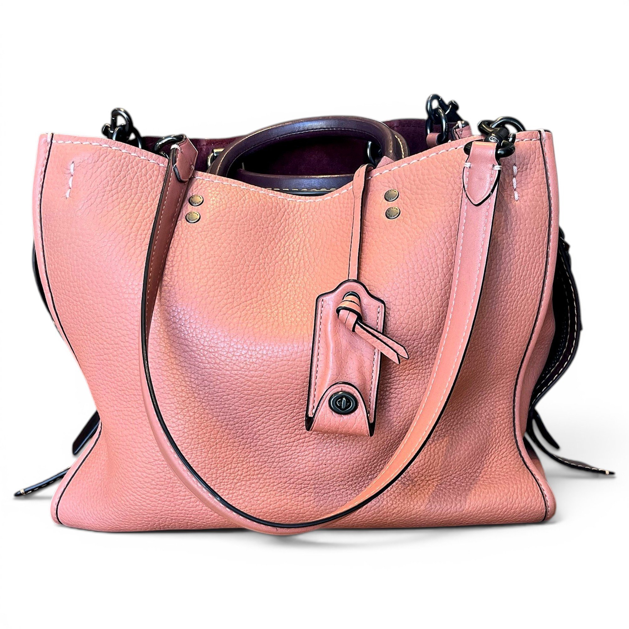 Leather satchel