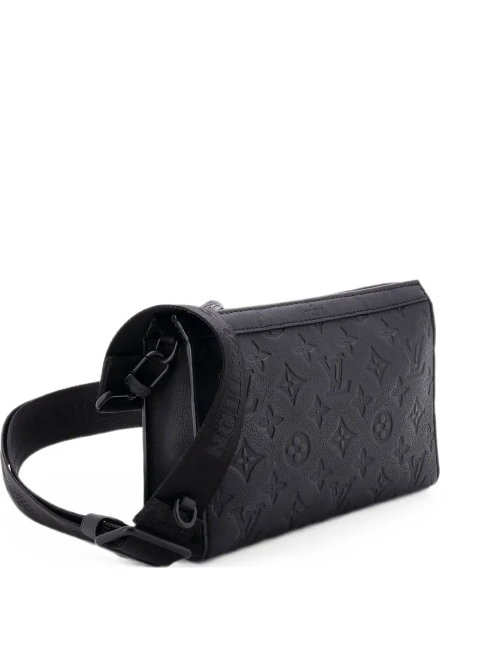 Trio Messenger Bag Monogram Shadow Leather crossbody bag