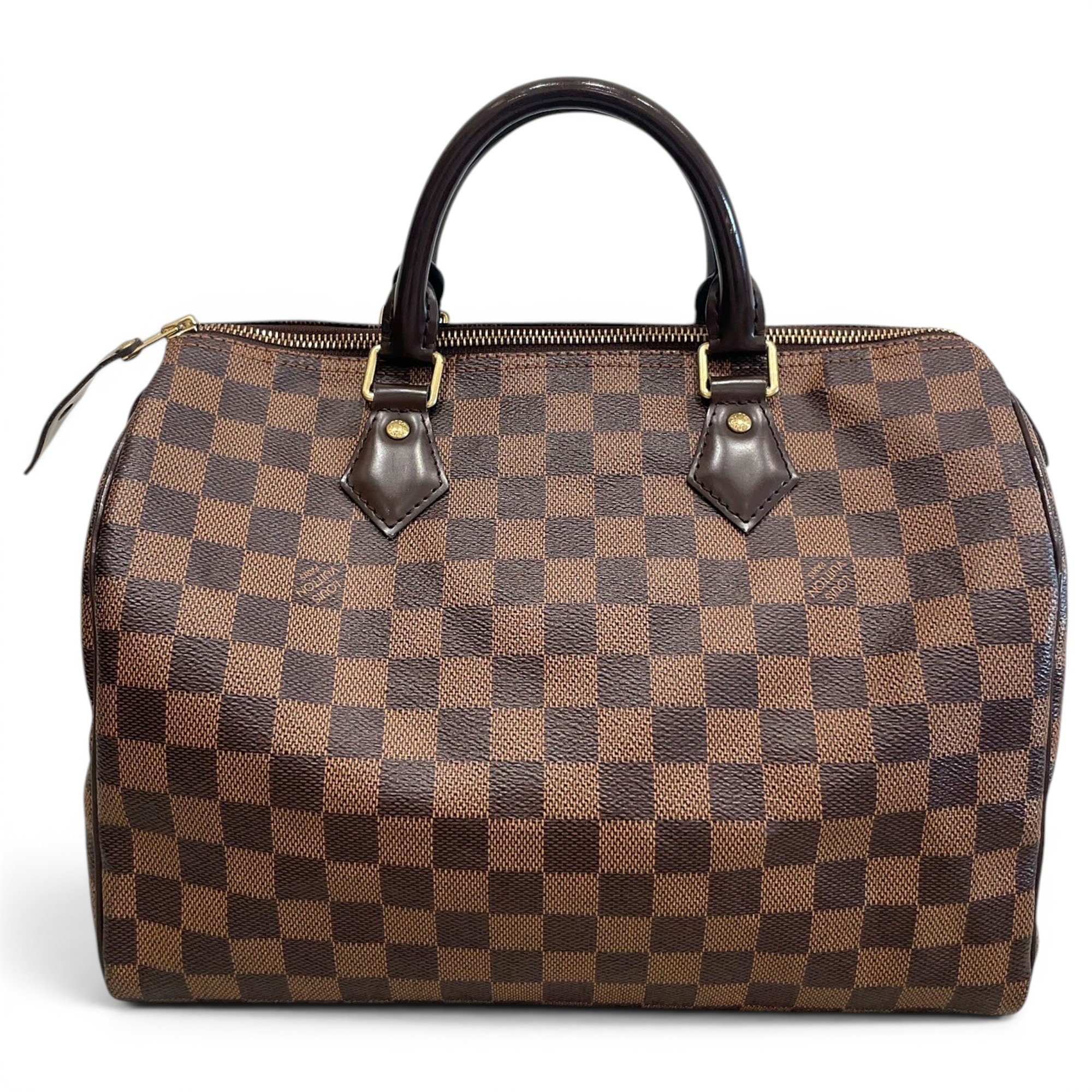 Speedy leather handbag