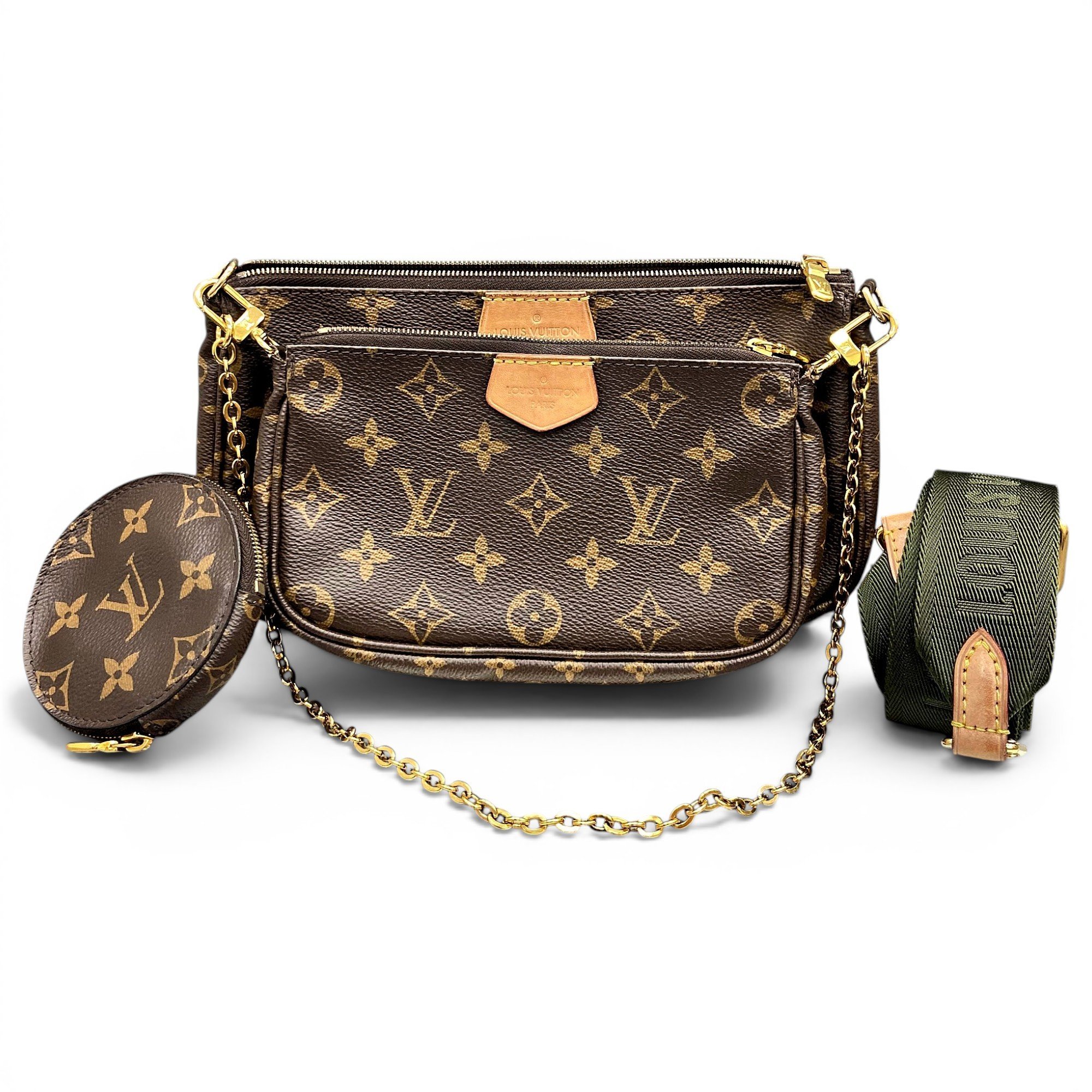 Multi Pochette Accessoires leather handbag