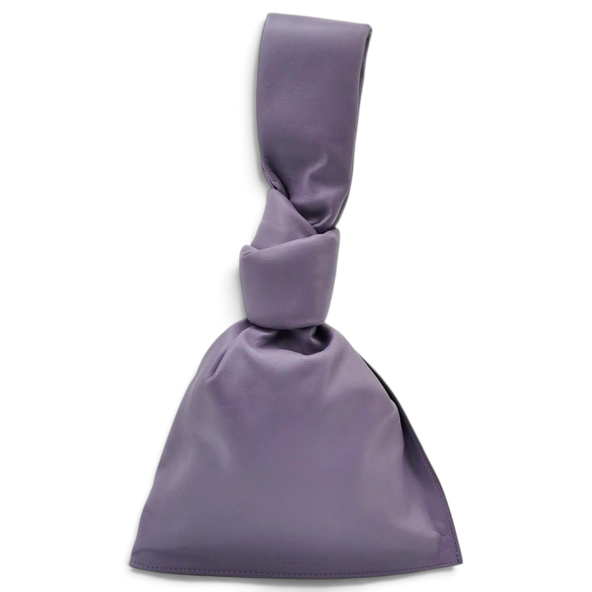 Twist leather handbag