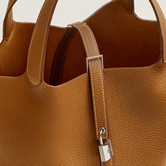 Gold Picotin Lock 26 Bag