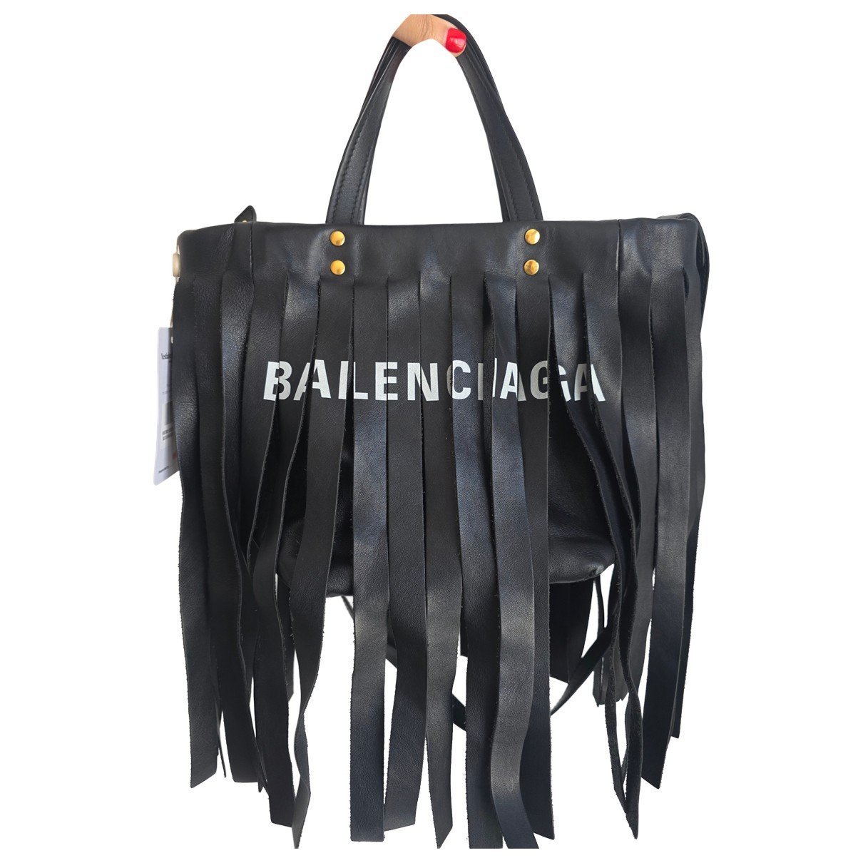Leather handbag