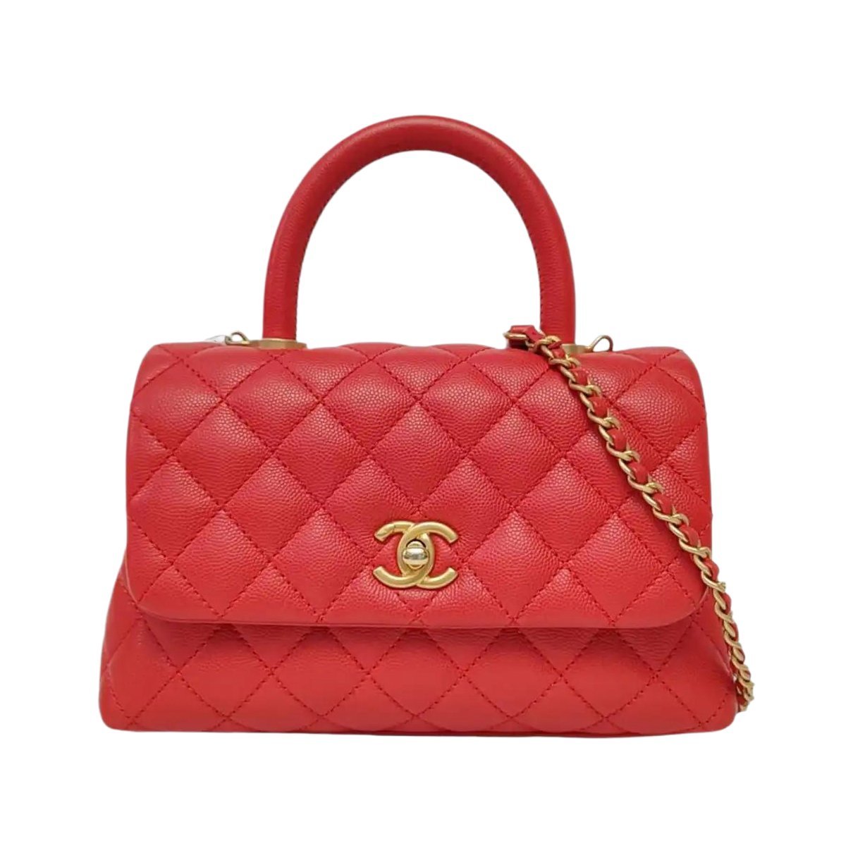 Coco Handle leather handbag