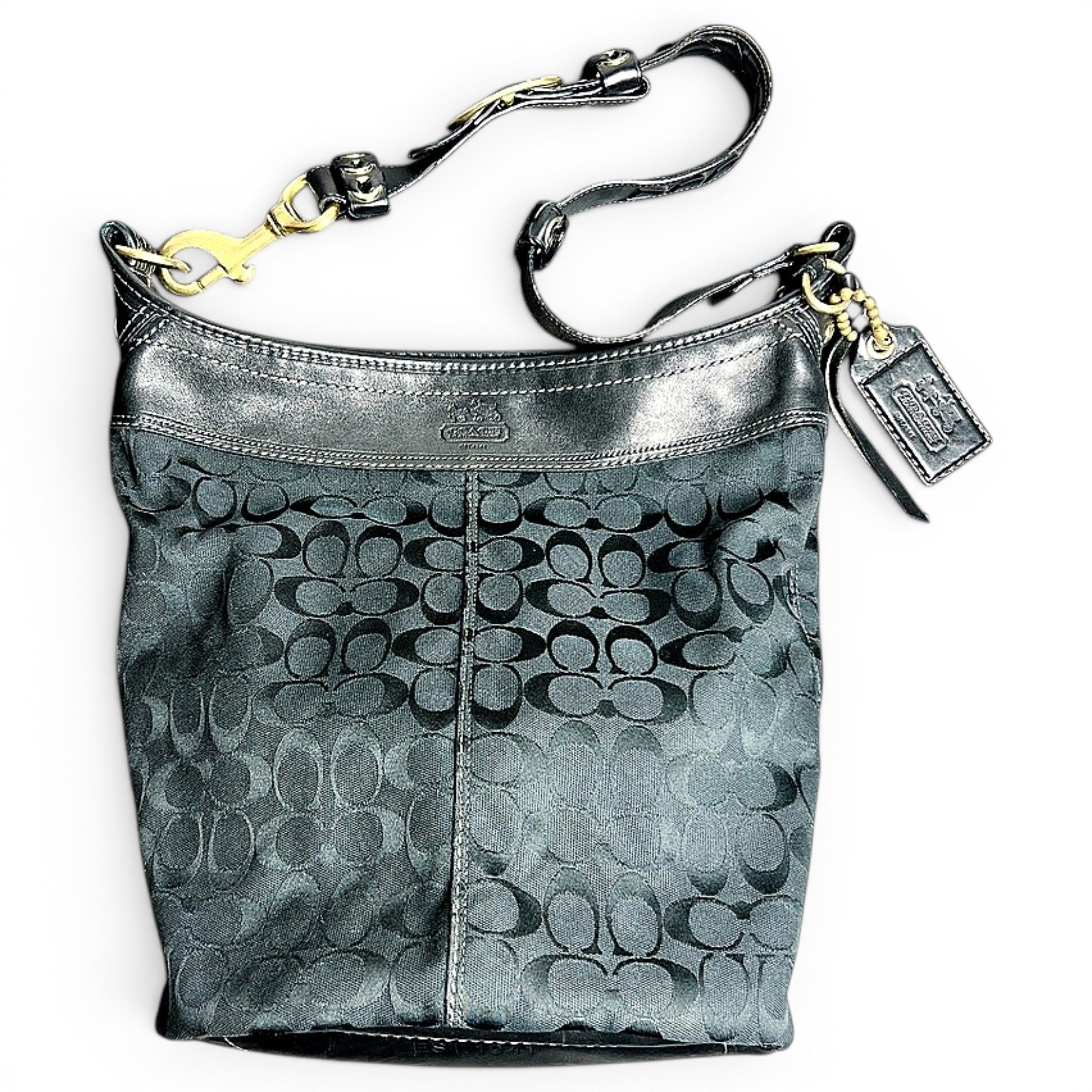 Signature Sufflette leather handbag