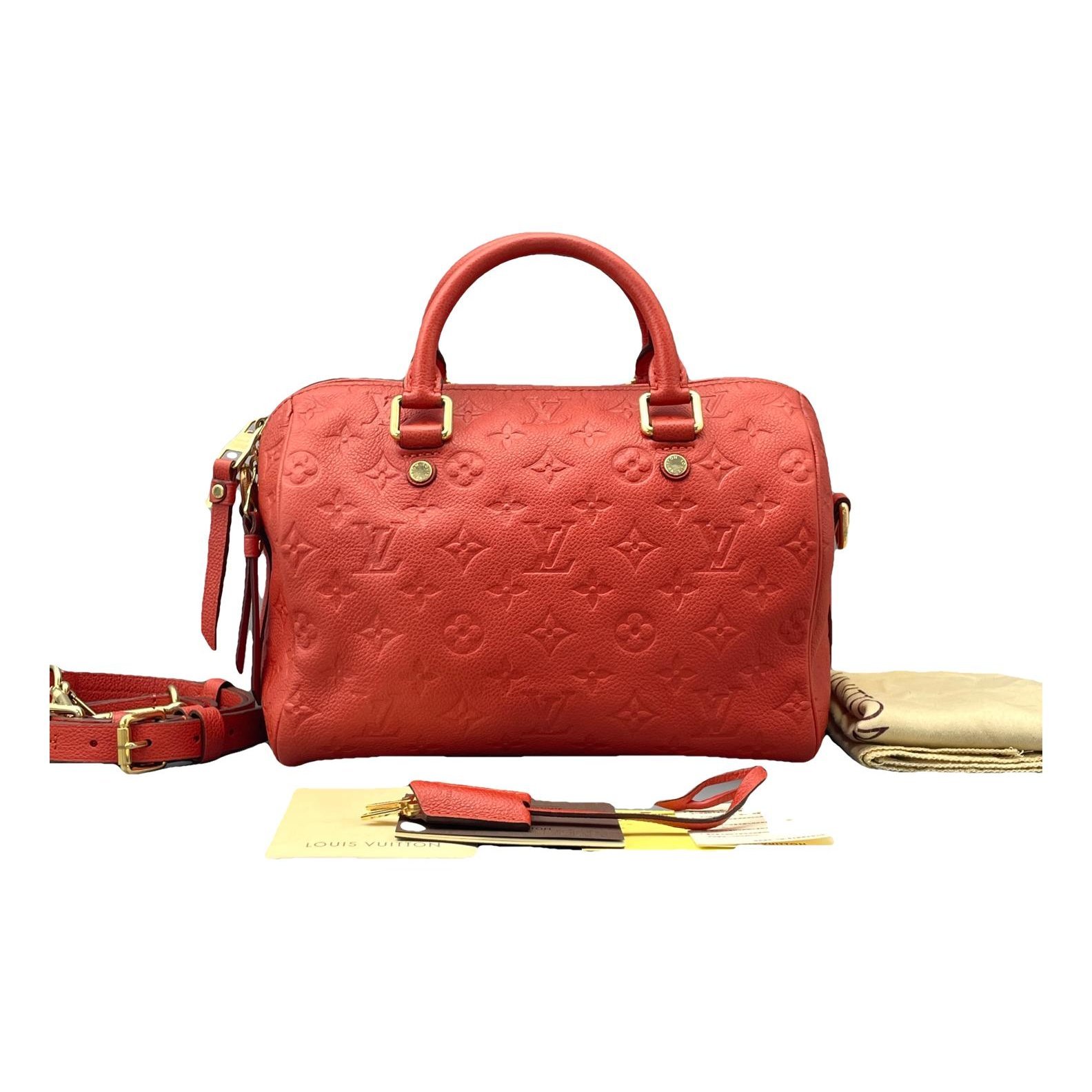 Speedy leather handbag