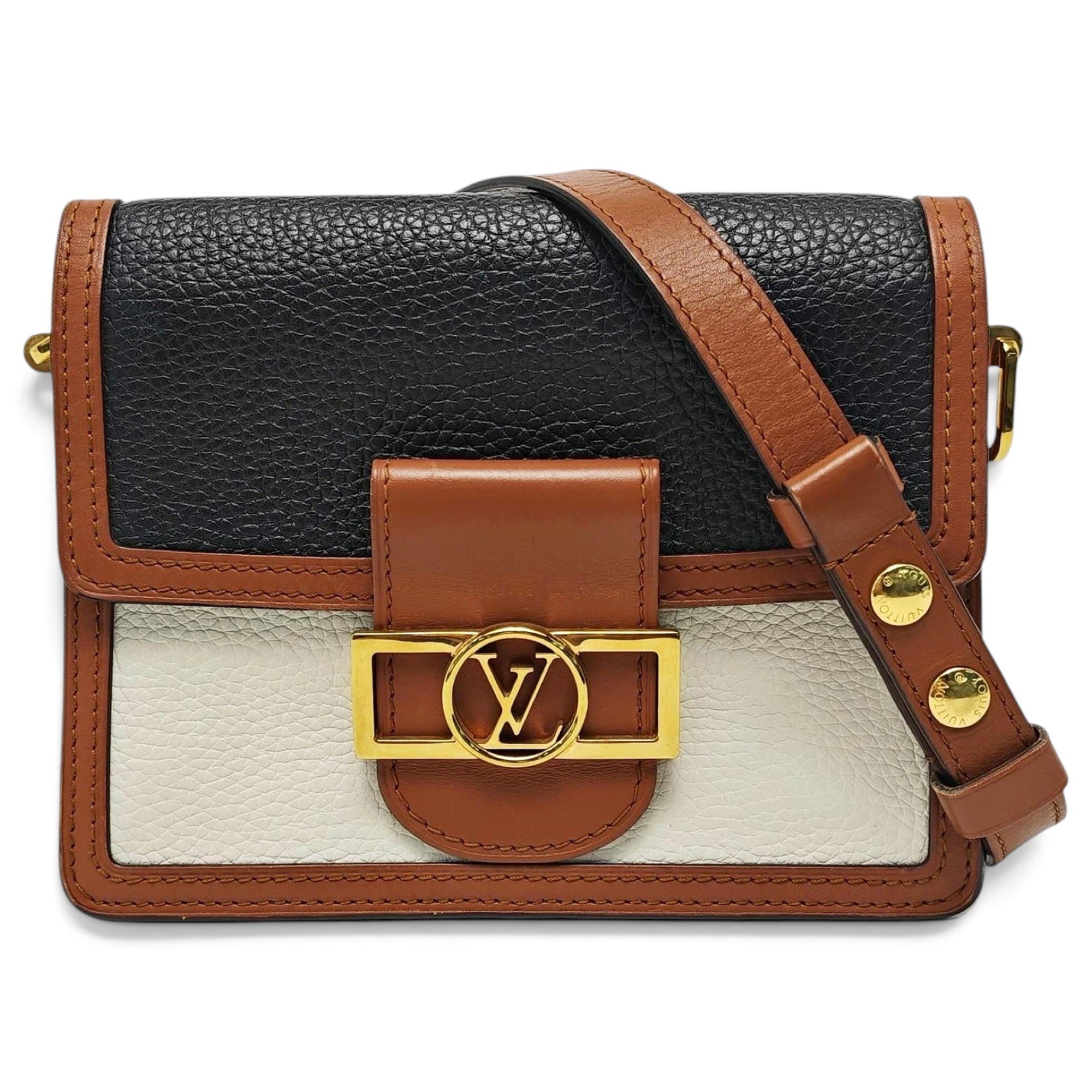 Dauphine Mini leather crossbody bag