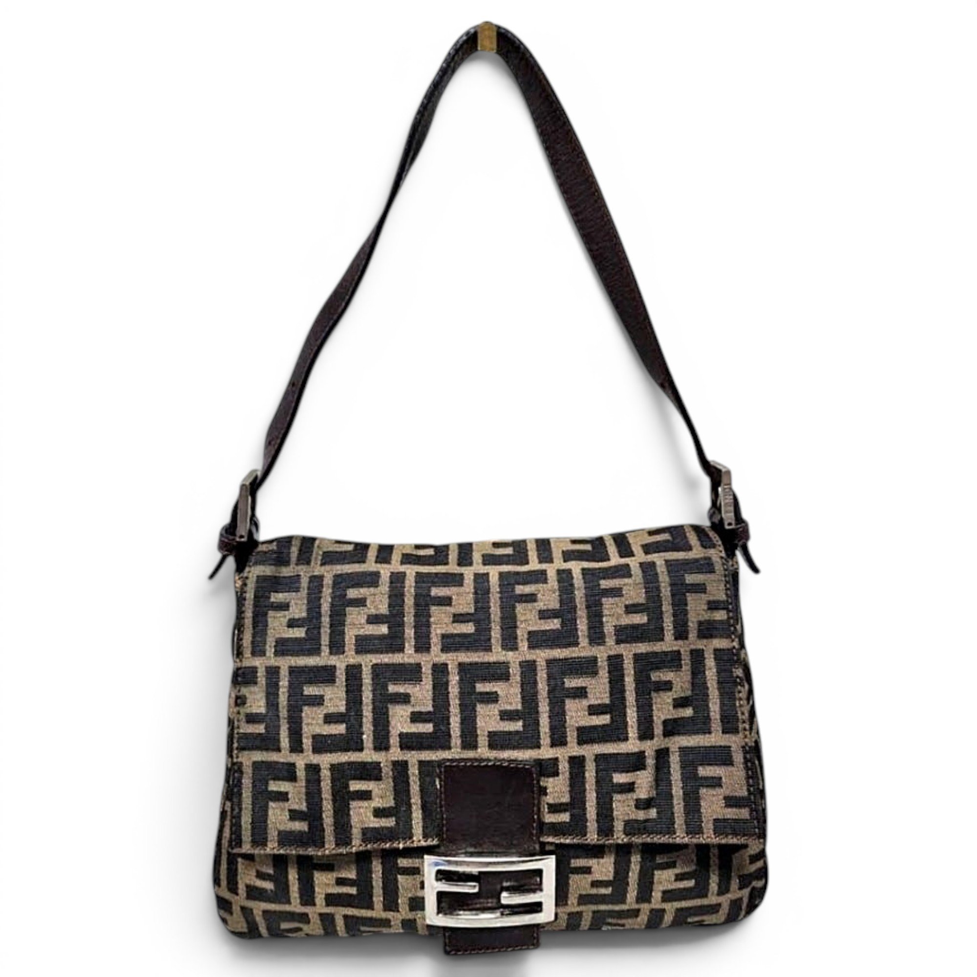 Baguette leather handbag