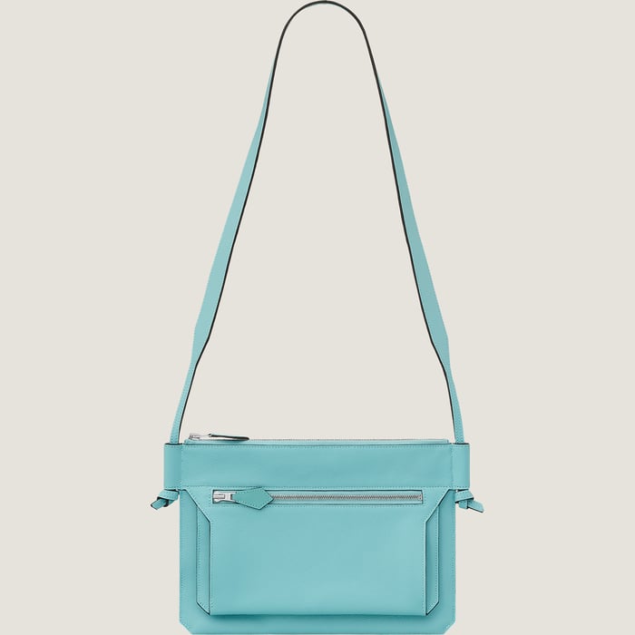 Bleu Atoll Hermes Ultrapla Bandouliere Bag