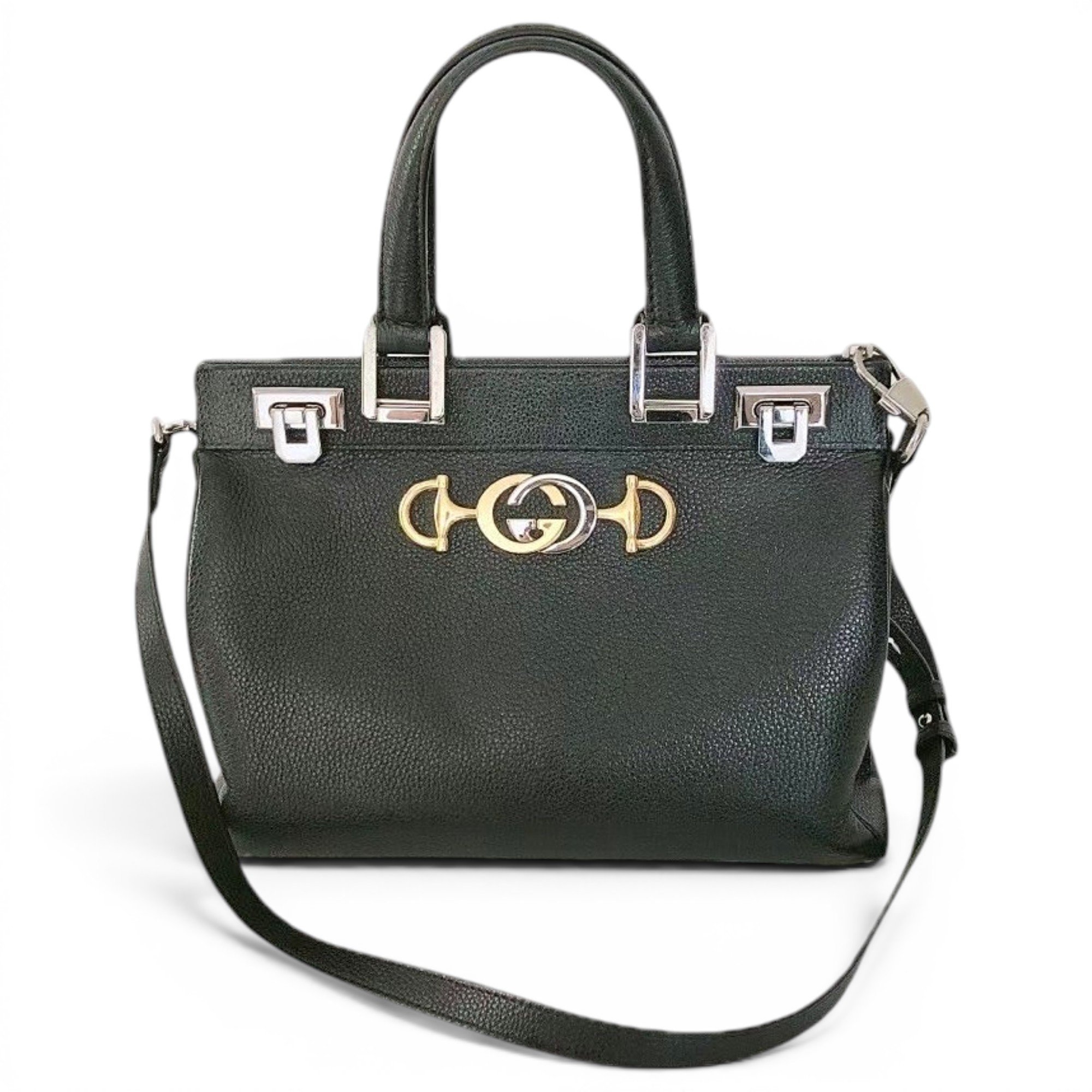Zumi leather handbag