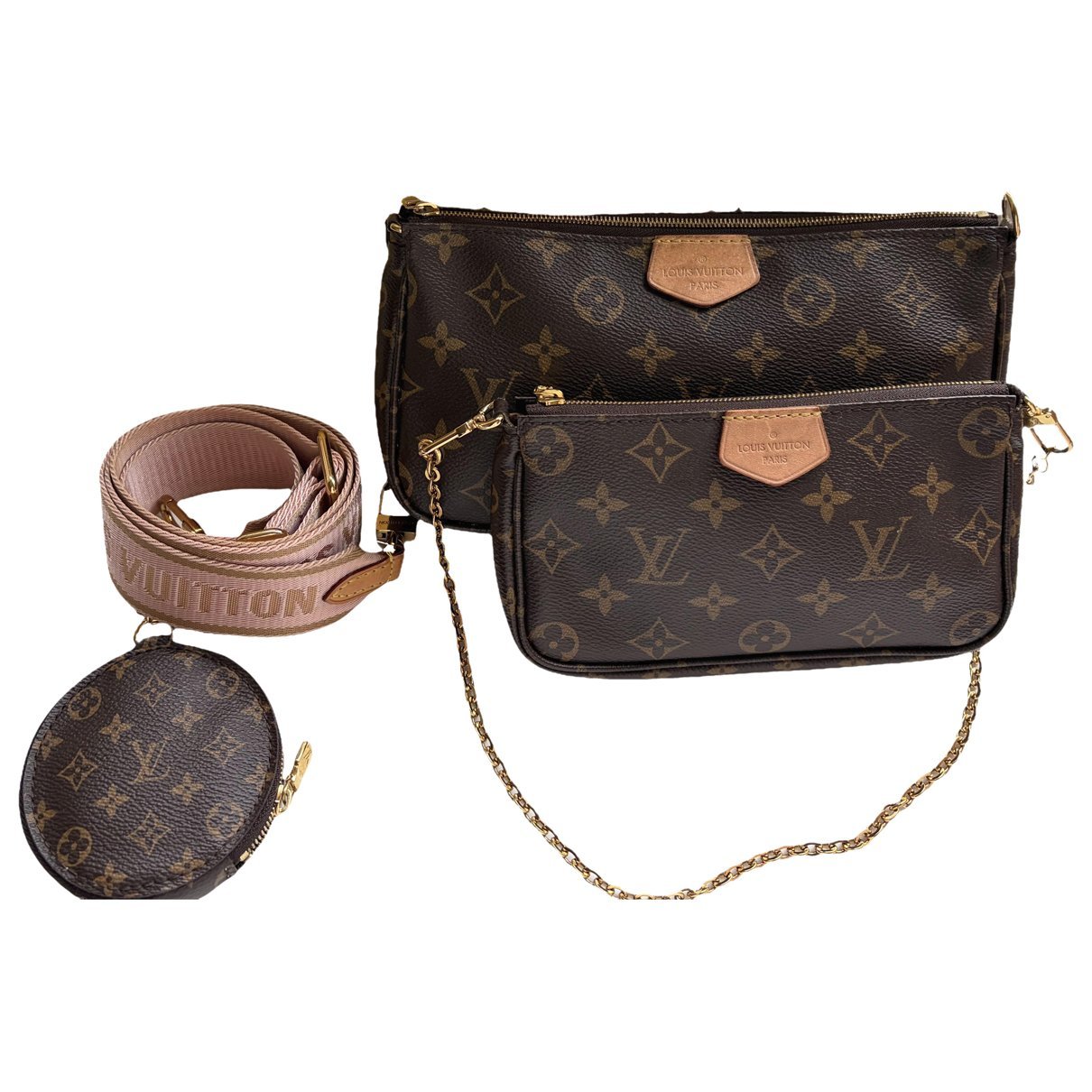 Multi Pochette Accessoires leather crossbody bag