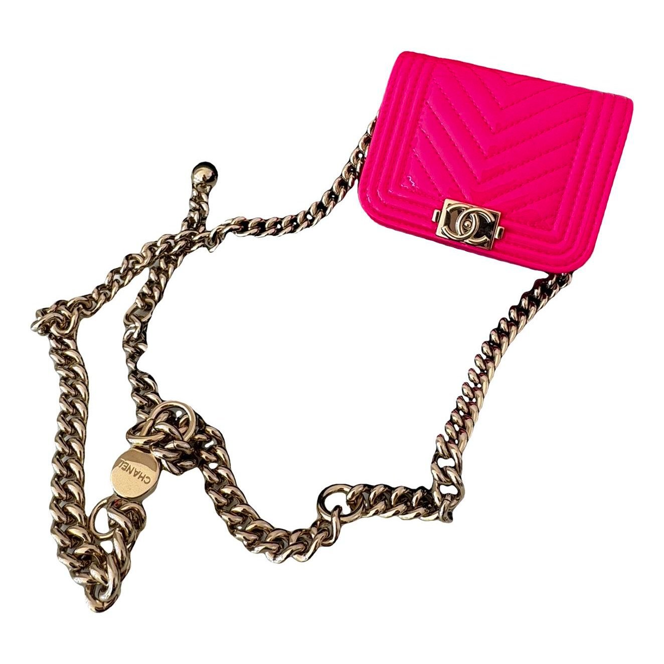 Patent leather mini bag