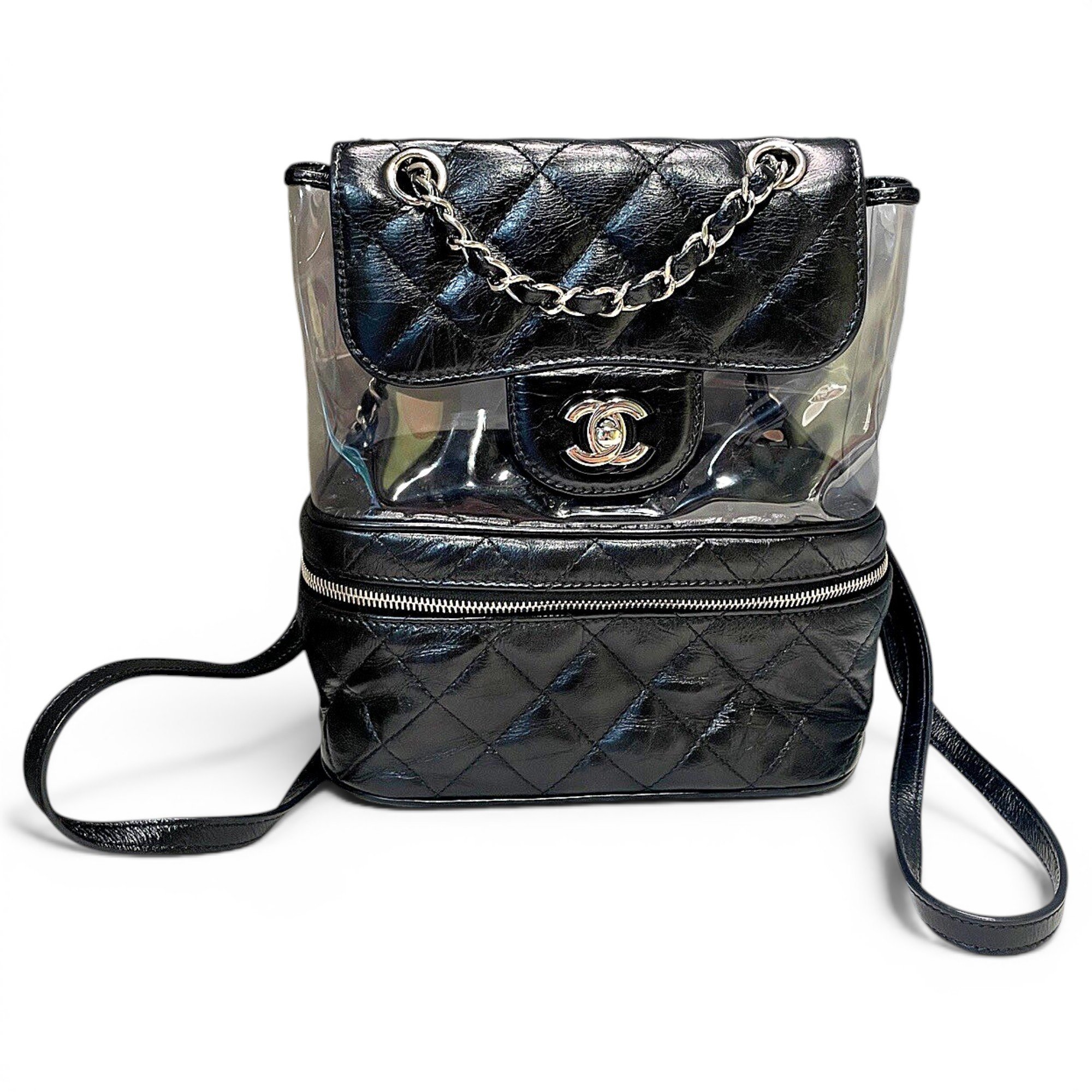 Leather backpack