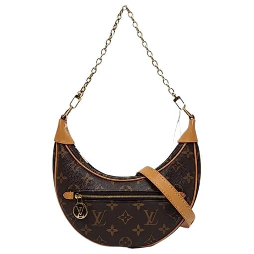 Loop leather crossbody bag